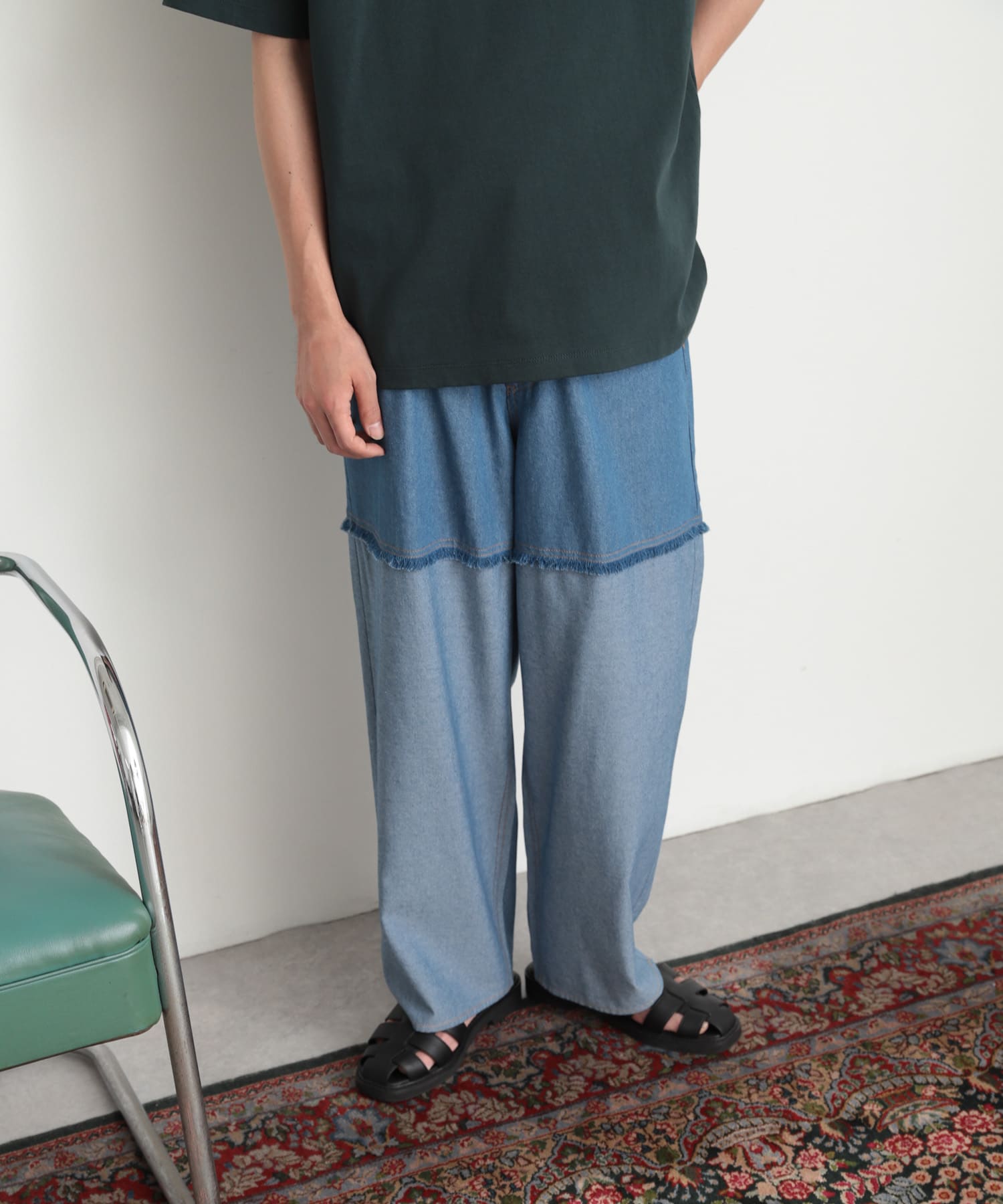 身長：181cm サイズ：L