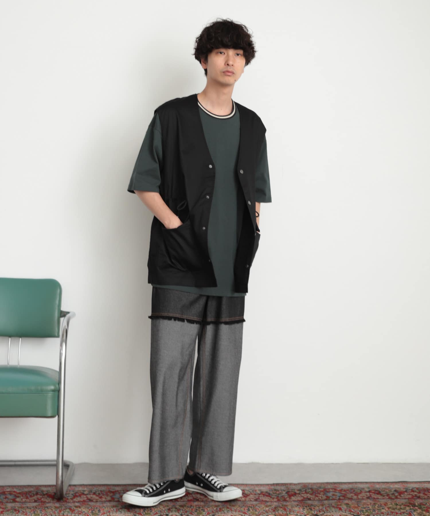 身長：181cm サイズ：L