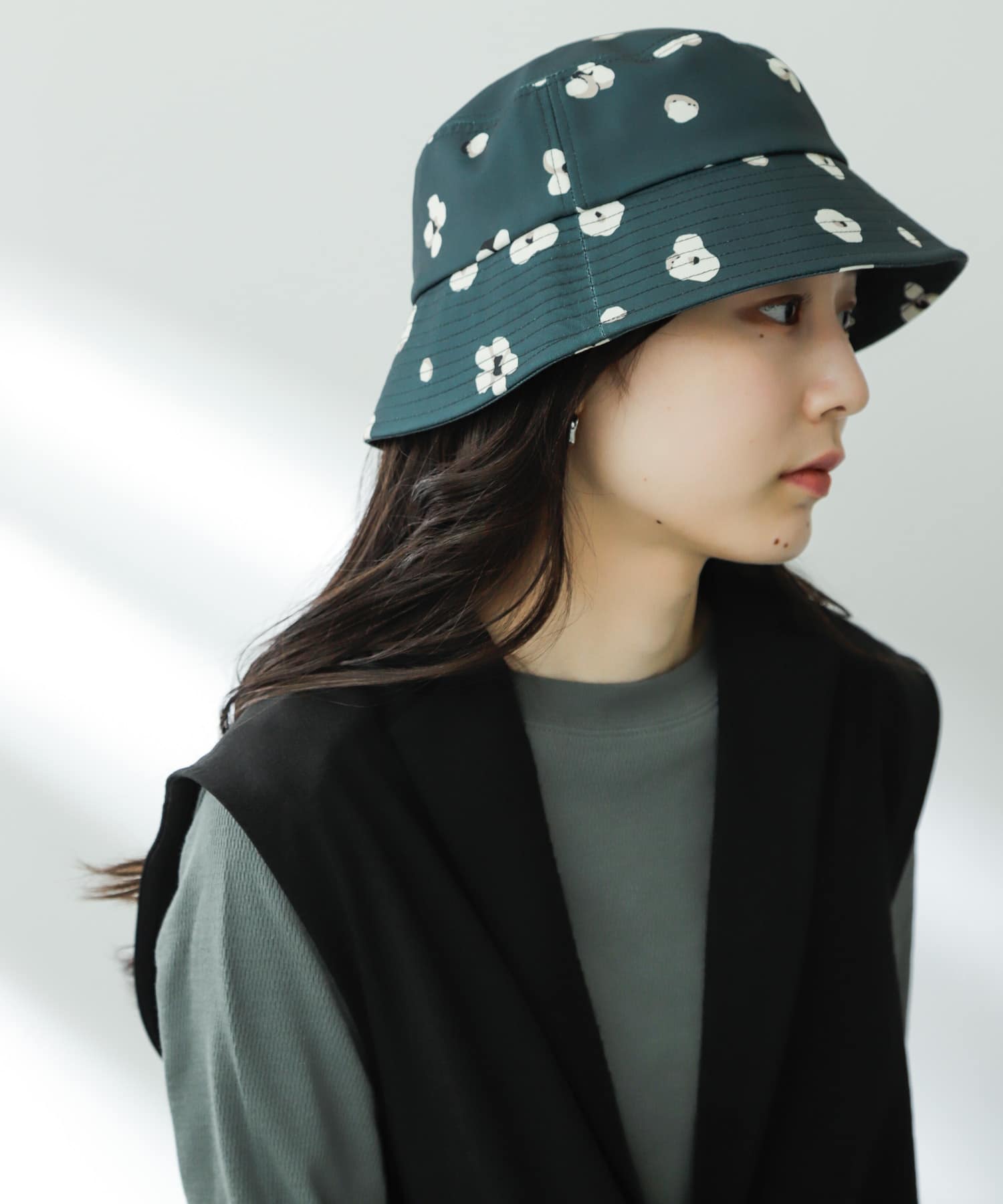 『ユニセックス』ボタニカルバケットハット BOTANICAL2 one