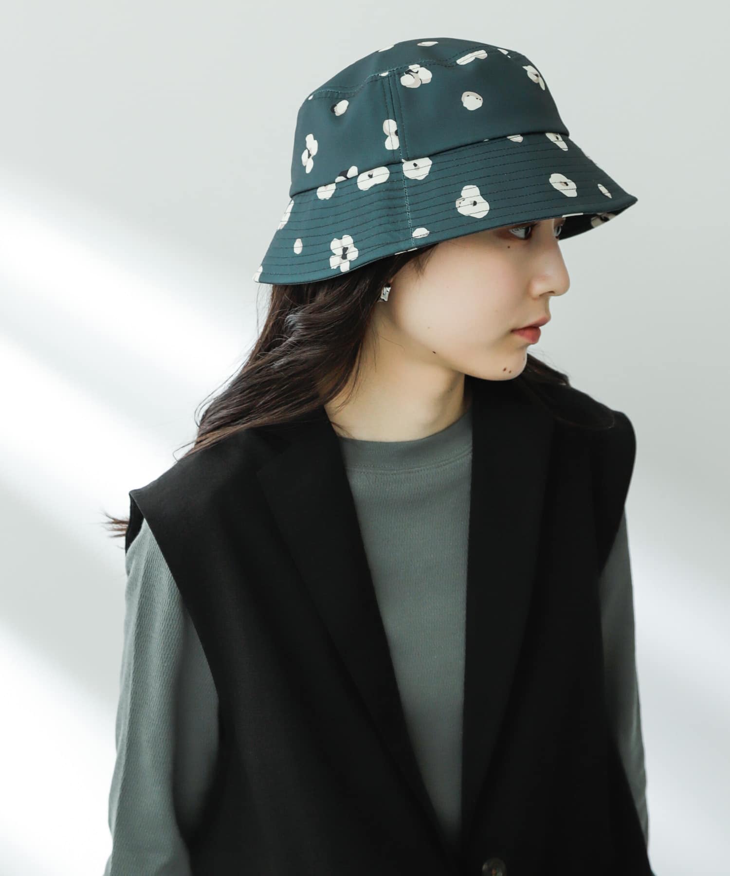 『ユニセックス』ボタニカルバケットハット BOTANICAL2 one