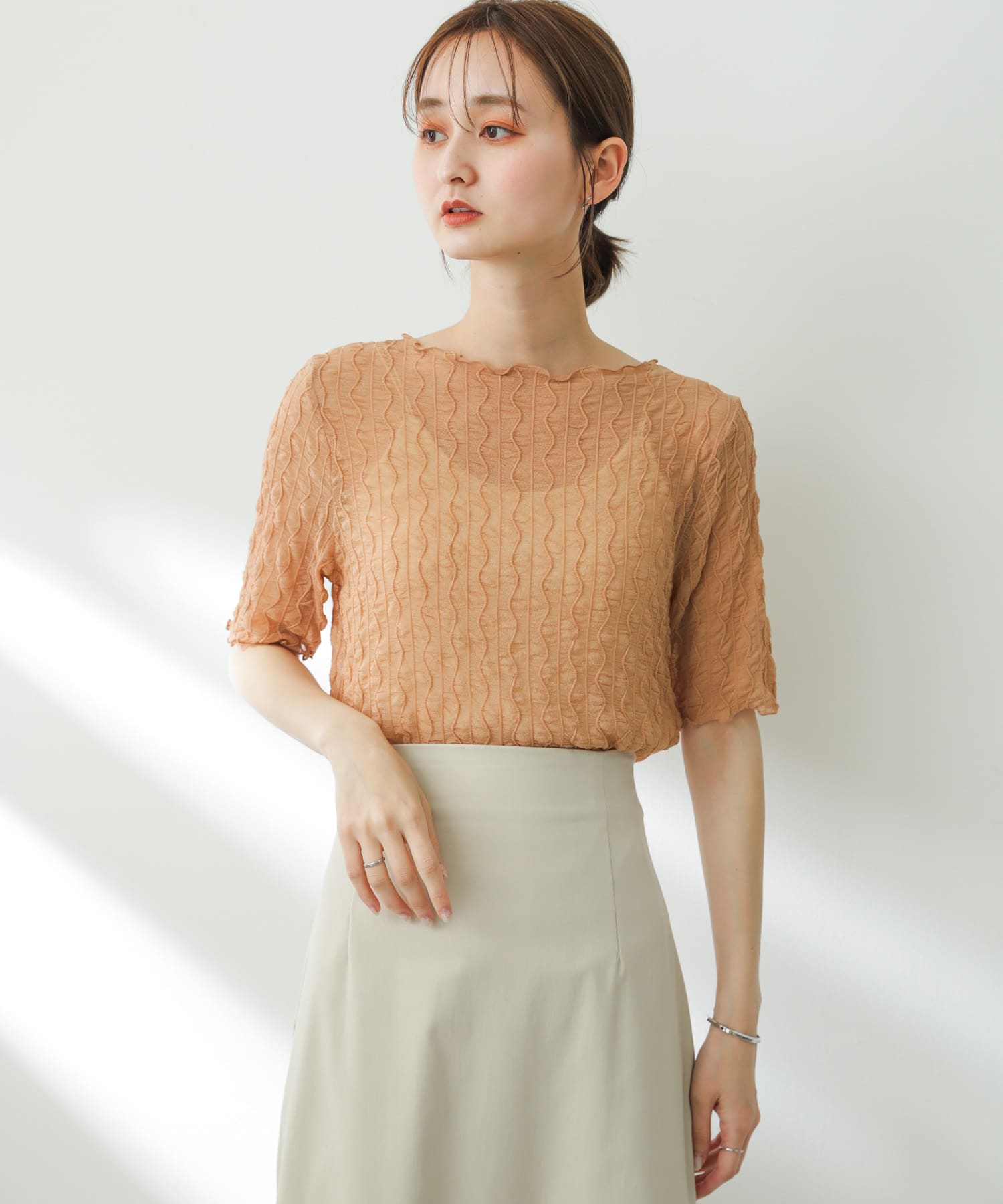 身長：169cm サイズ：one