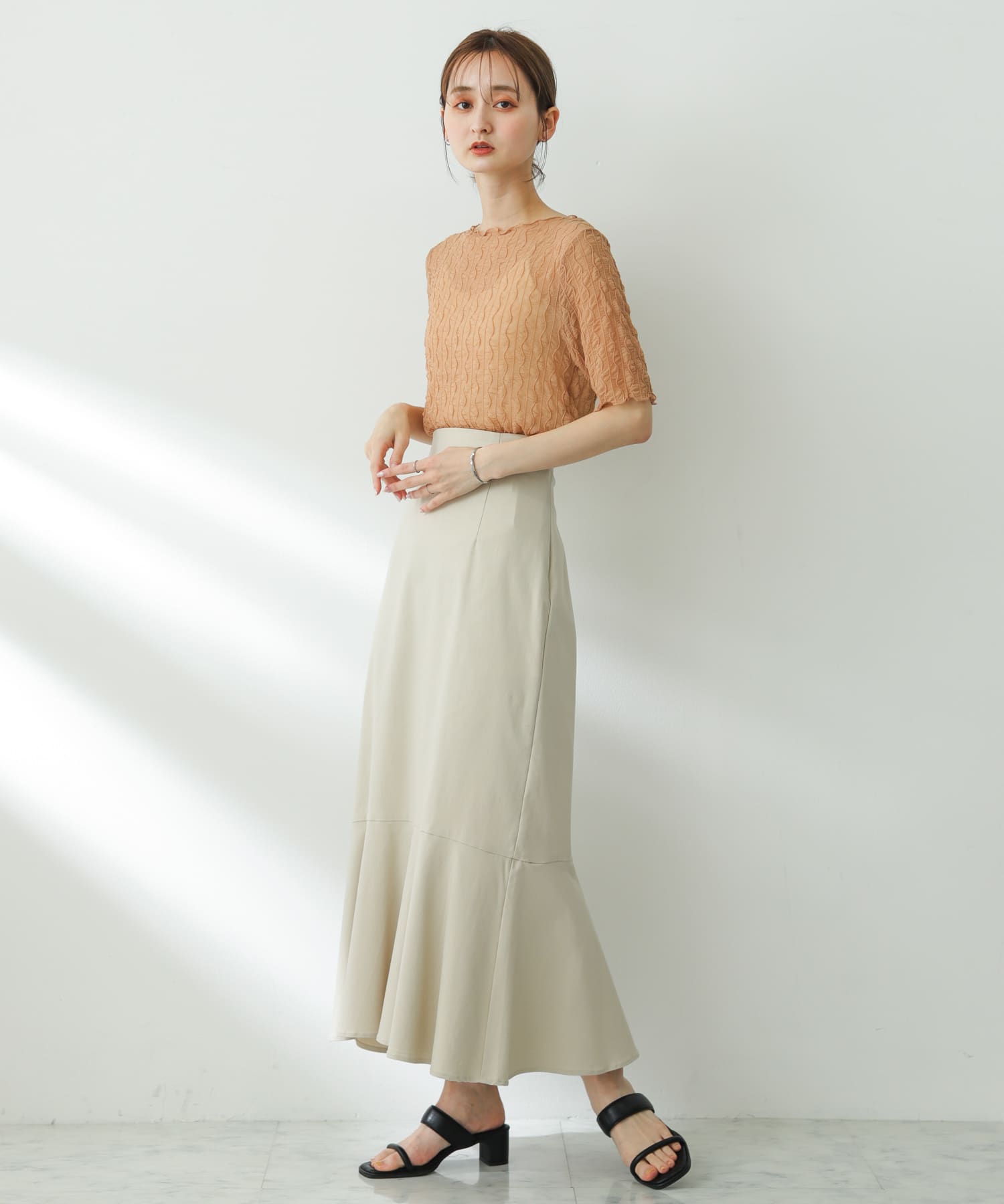 身長：169cm サイズ：one