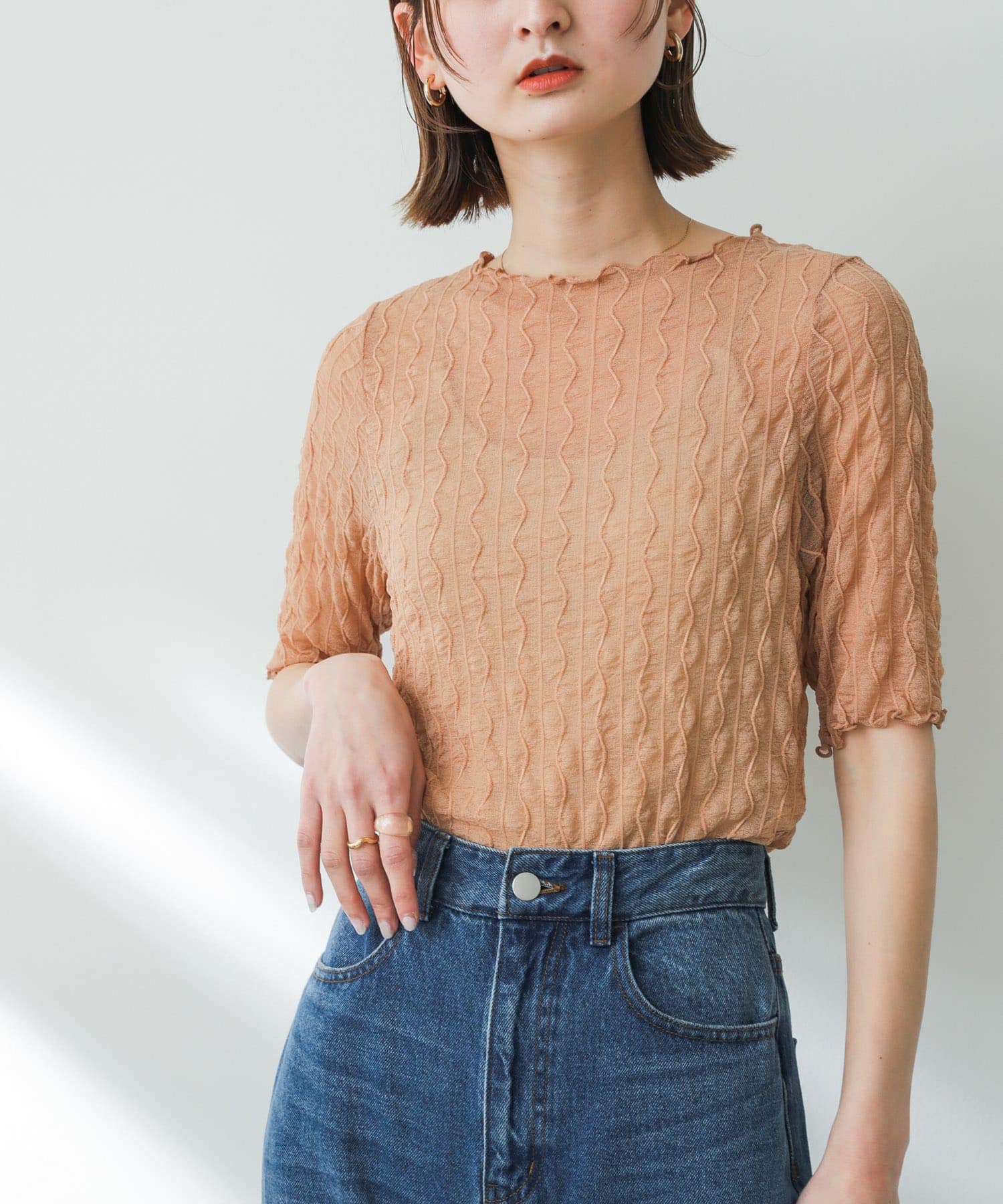 身長：169cm サイズ：one