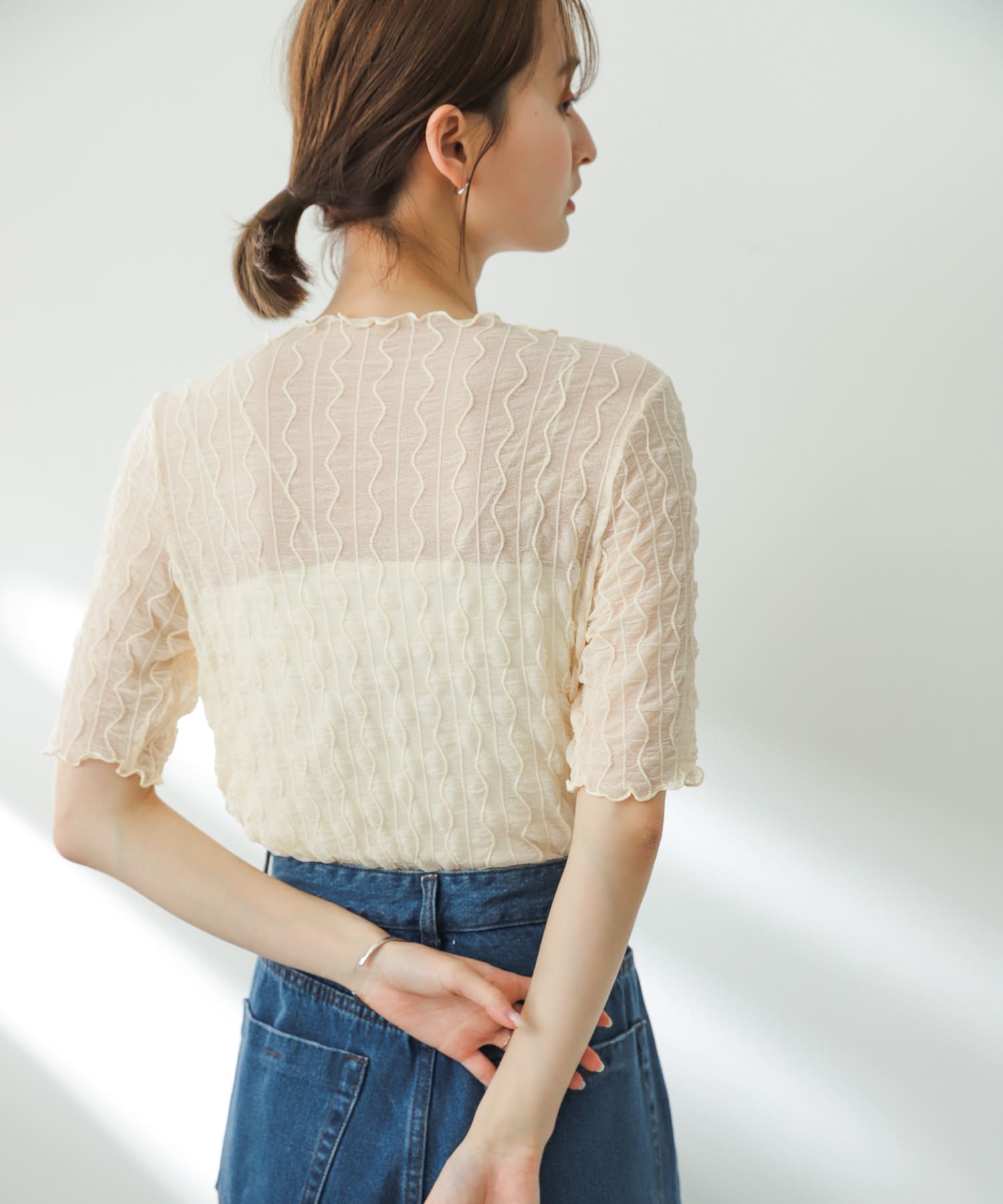 身長：169cm サイズ：one