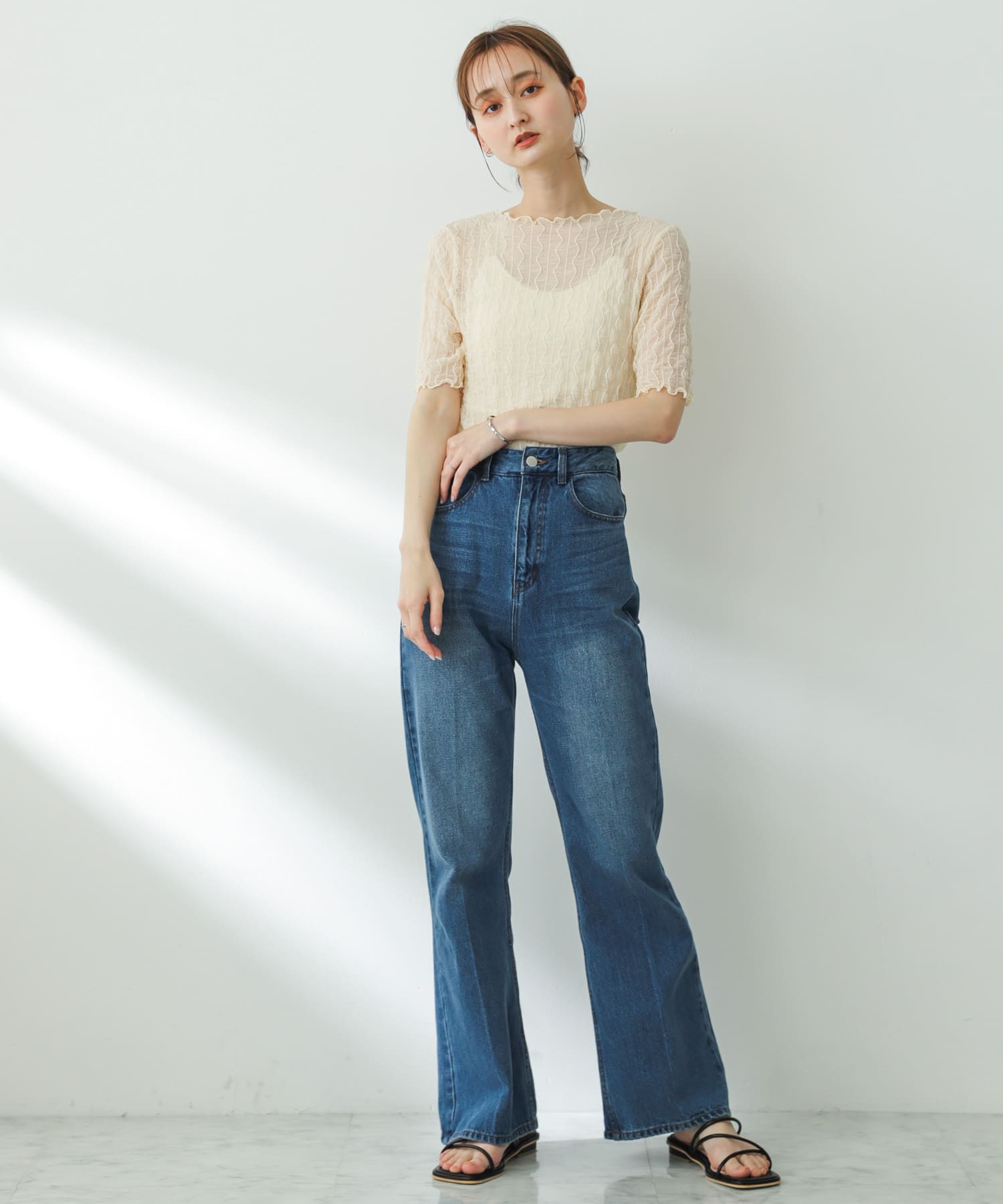 身長：169cm サイズ：one