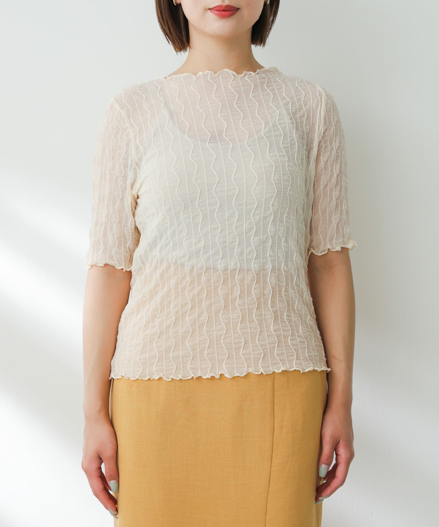 身長：158cm サイズ：one