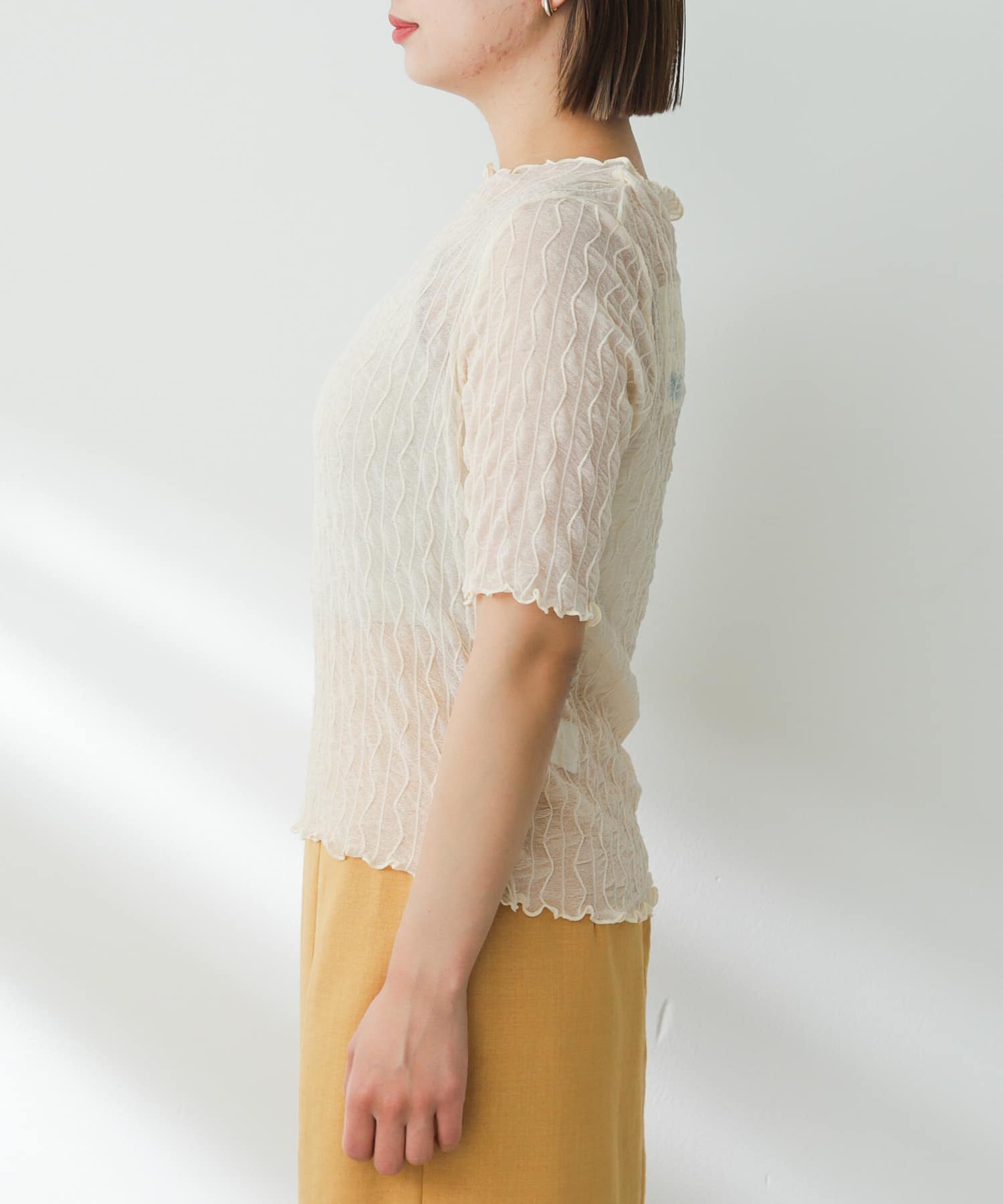 身長：158cm サイズ：one