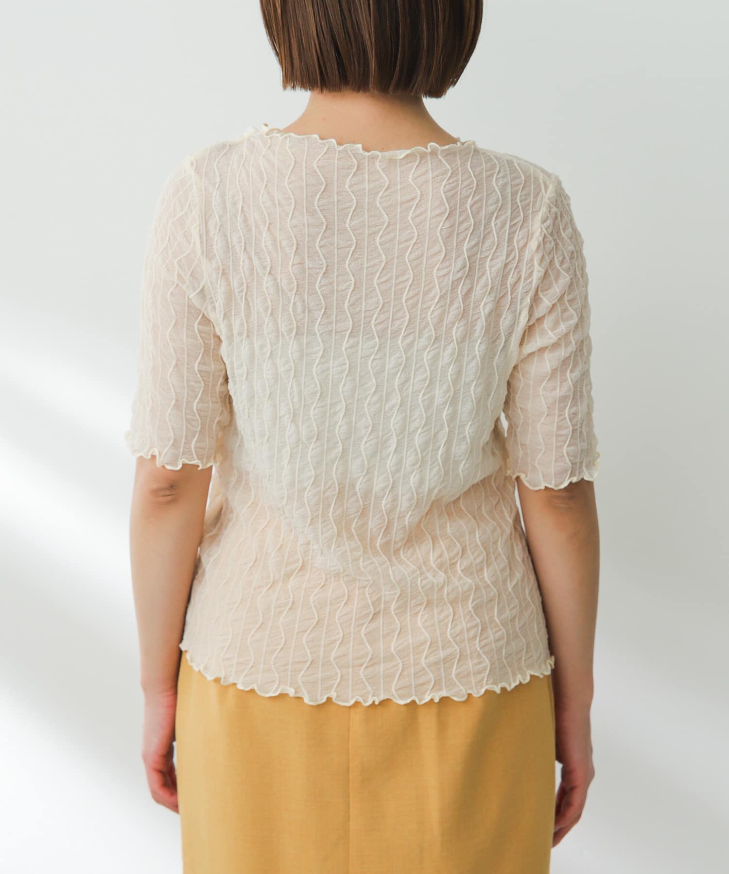 身長：158cm サイズ：one