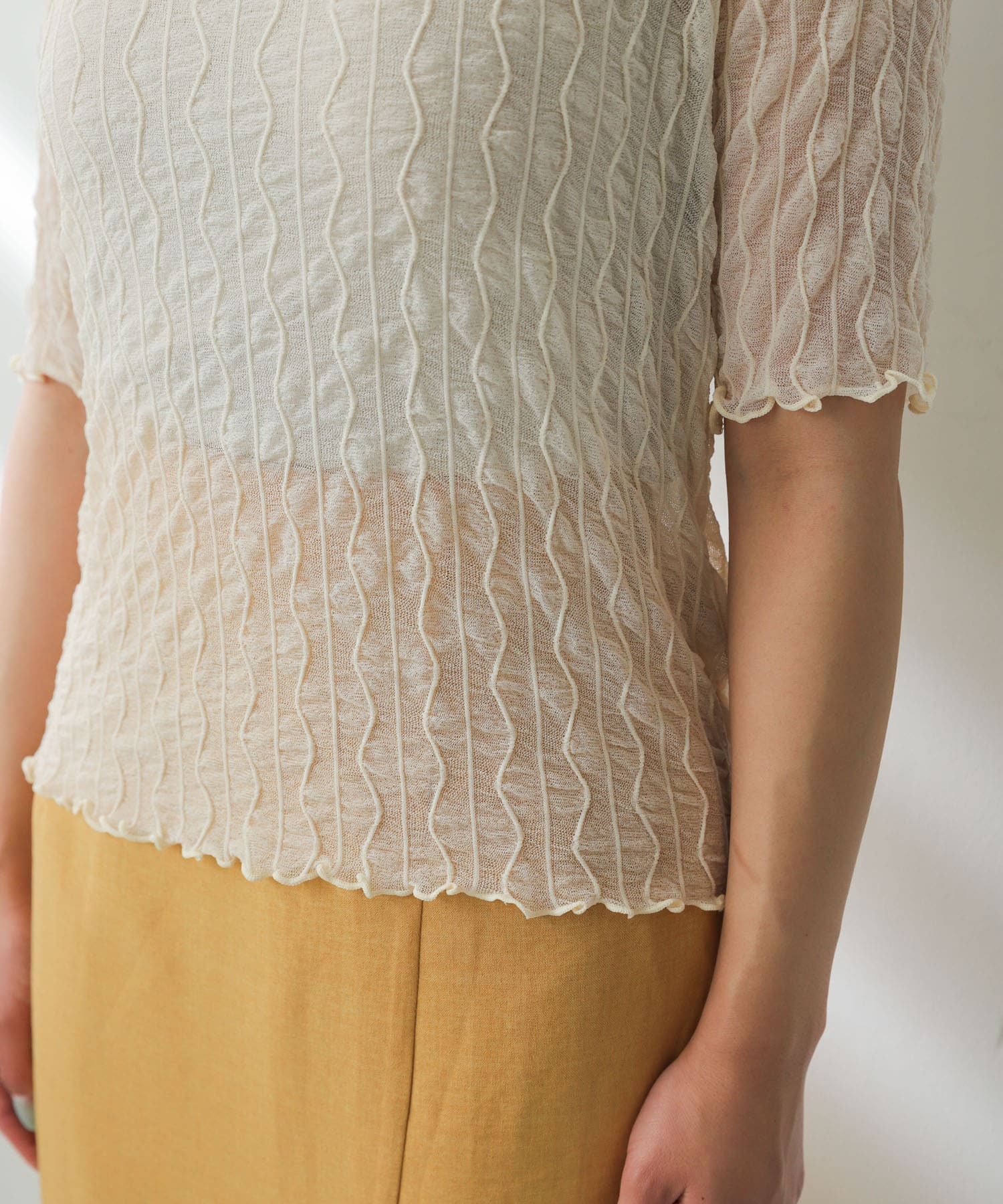 身長：158cm サイズ：one