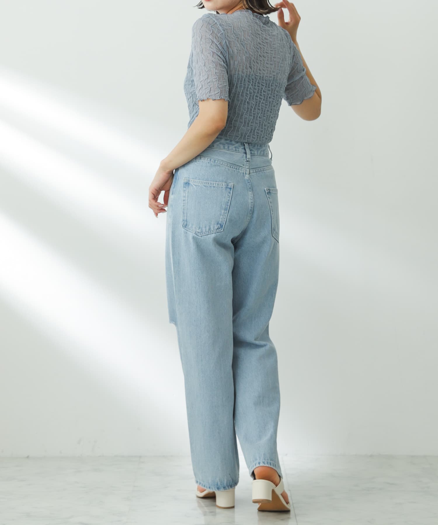 身長：158cm サイズ：one