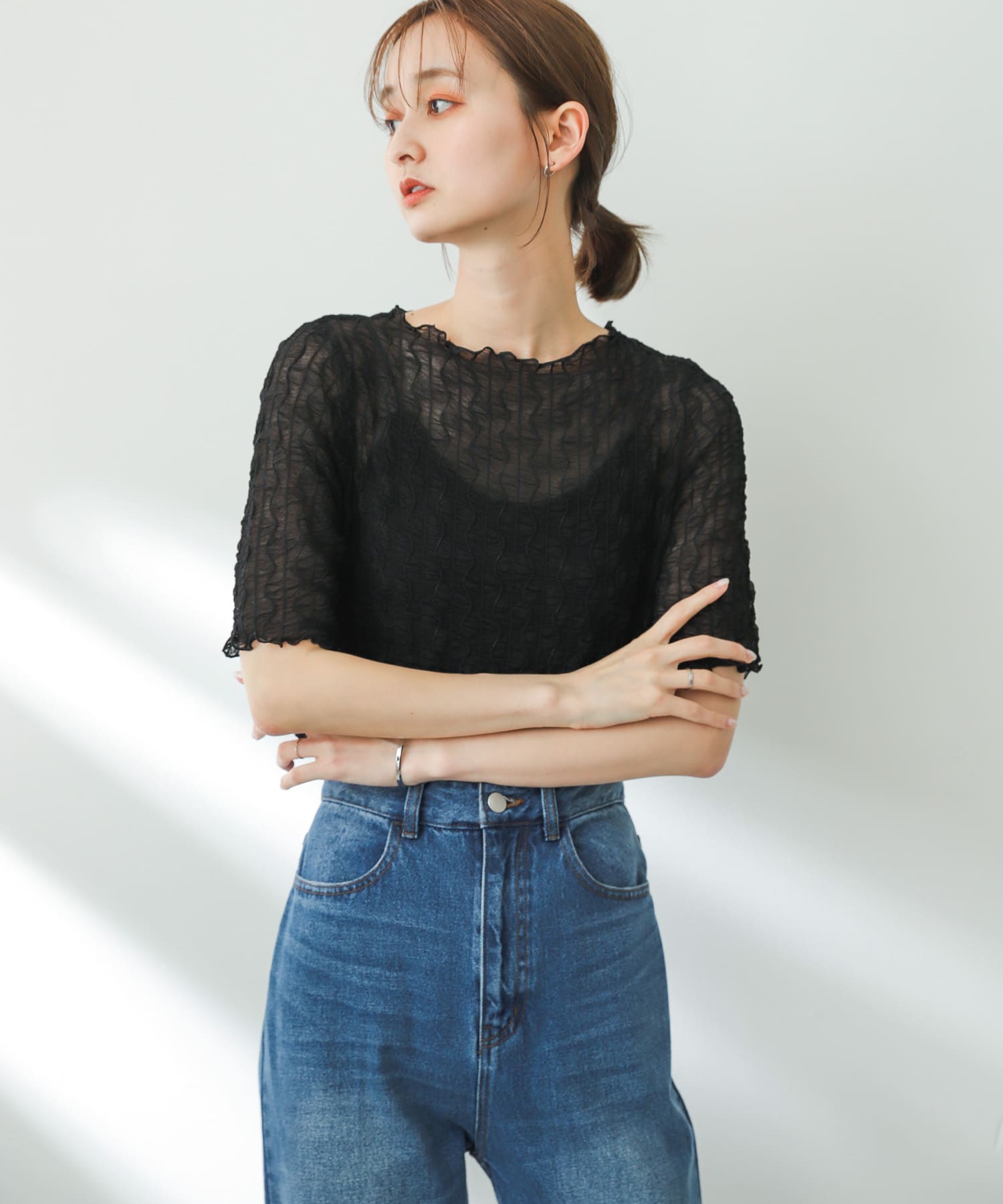 身長：169cm サイズ：one