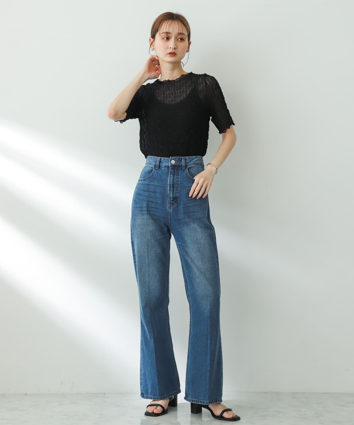 身長：169cm サイズ：one