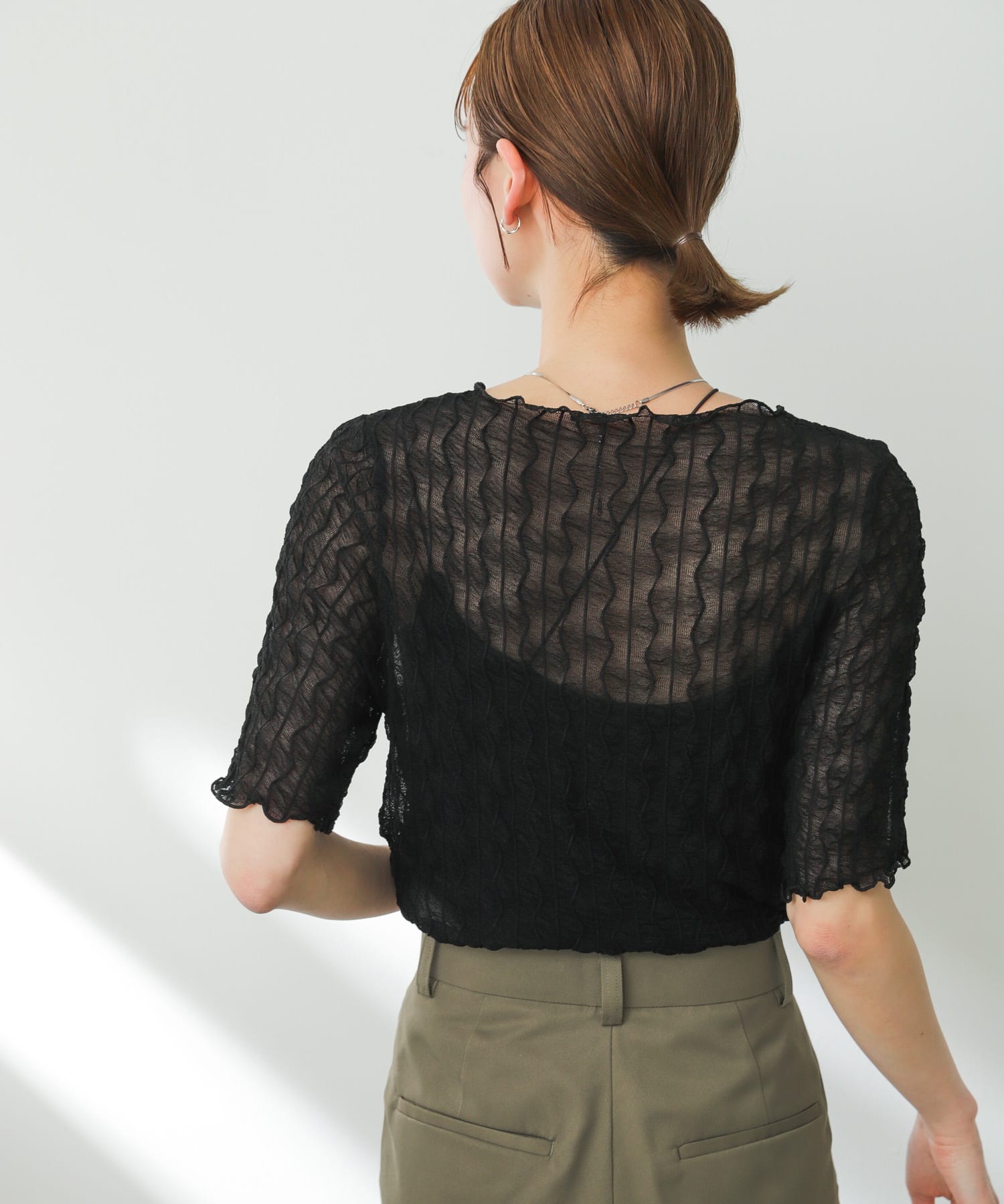 身長：169cm サイズ：one