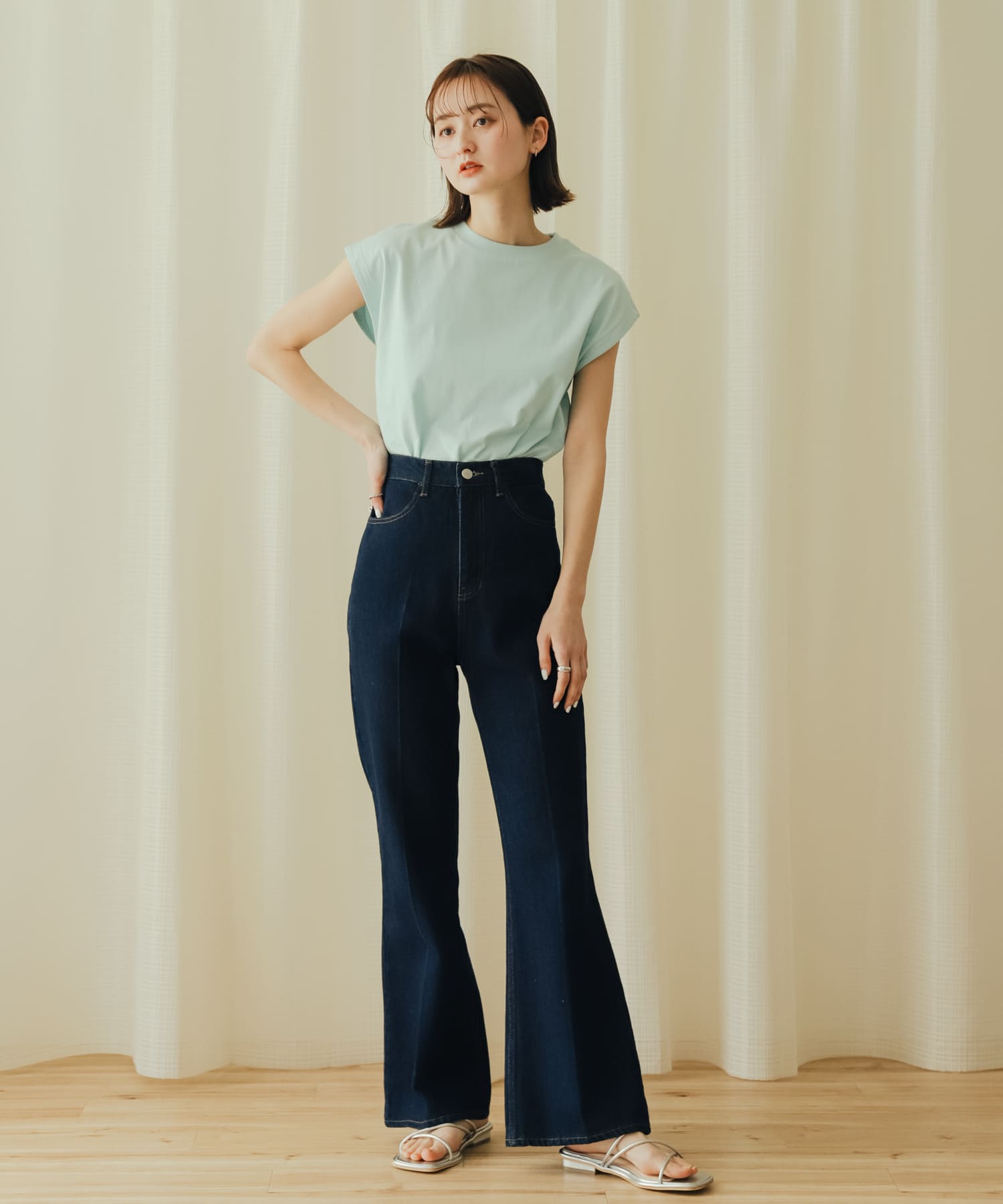 身長：169cm サイズ：one