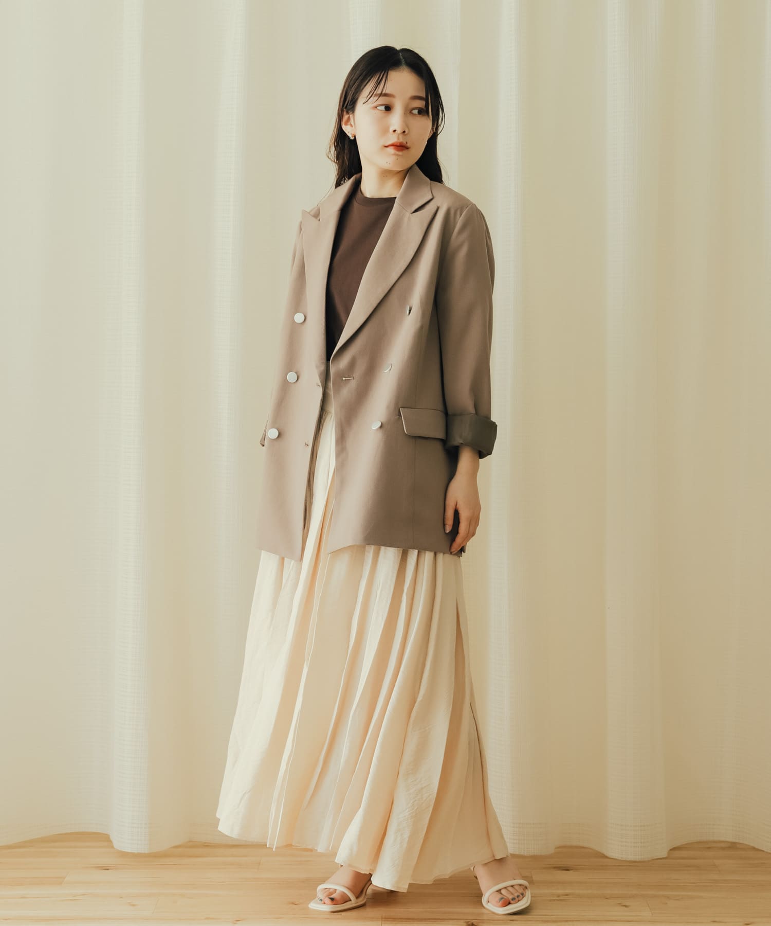 身長：156cm サイズ：one