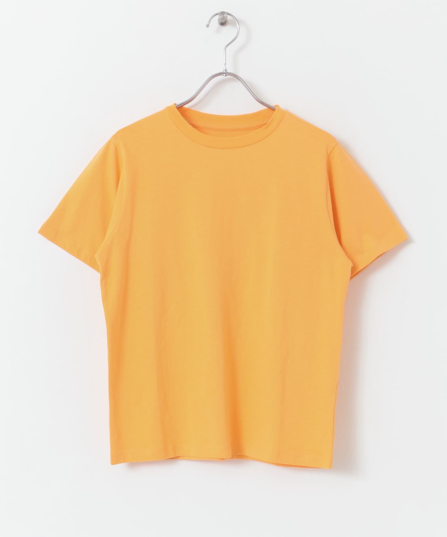 コットンクルーネックTシャツ(半袖) ORANGE one