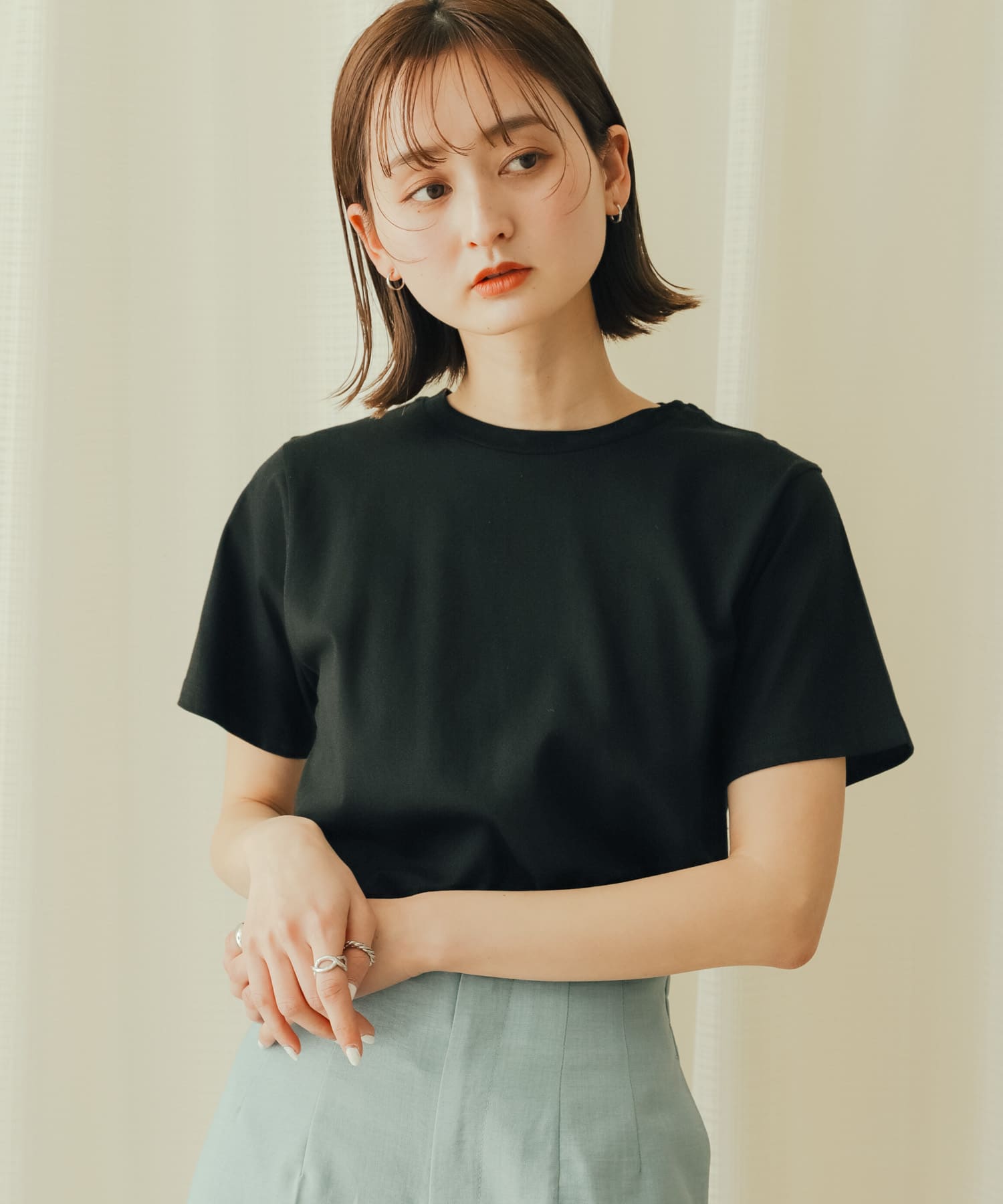 身長：169cm サイズ：one