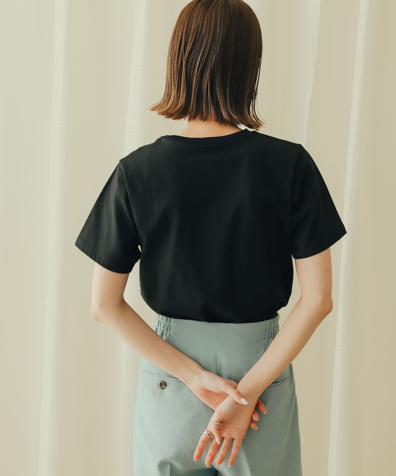 身長：169cm サイズ：one