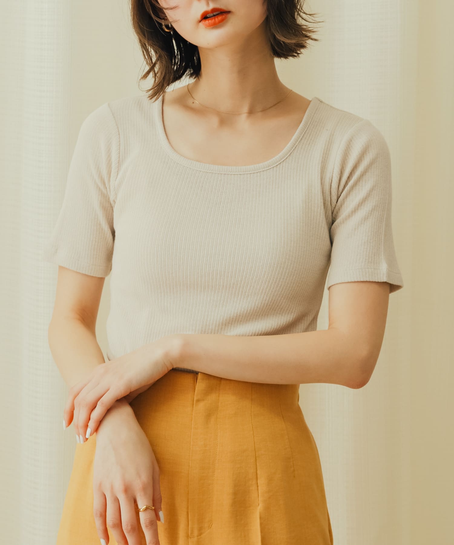 身長：169cm サイズ：one