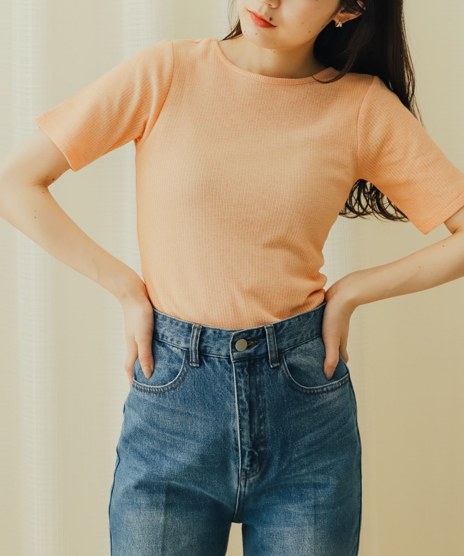 身長：156cm サイズ：one