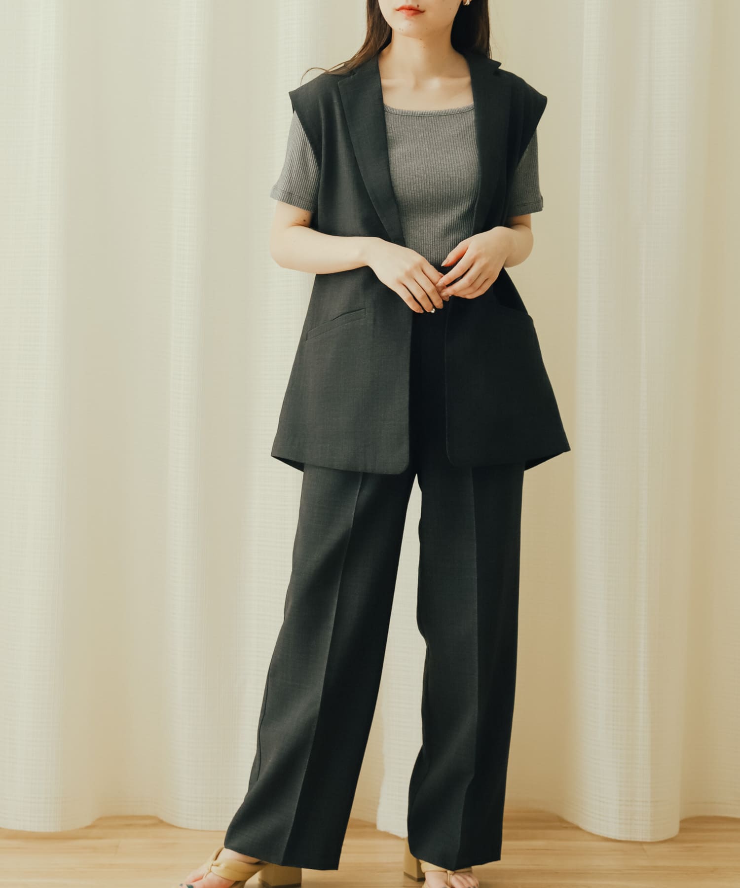 身長：156cm サイズ：one