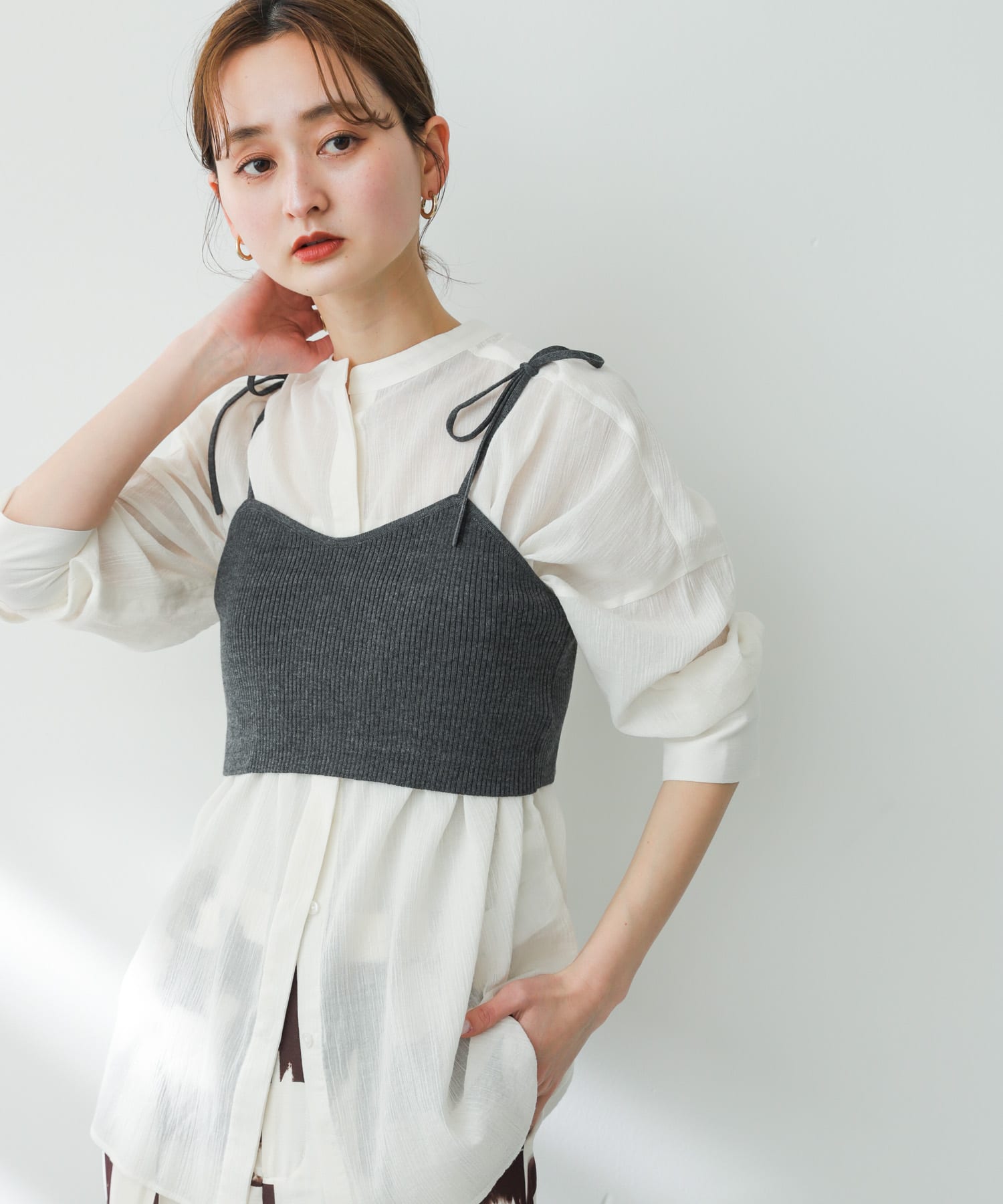 身長：169cm サイズ：one