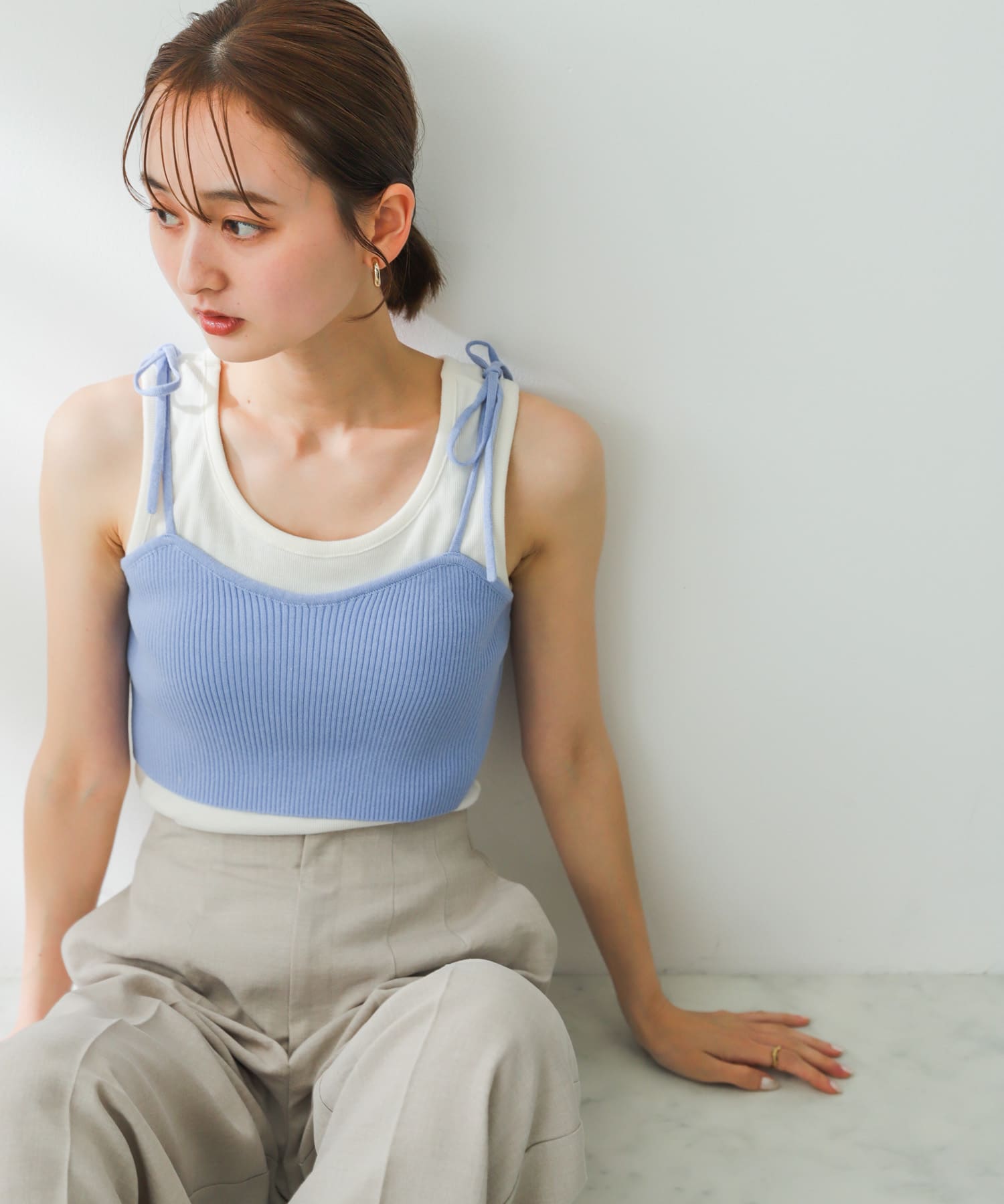 身長：169cm サイズ：one