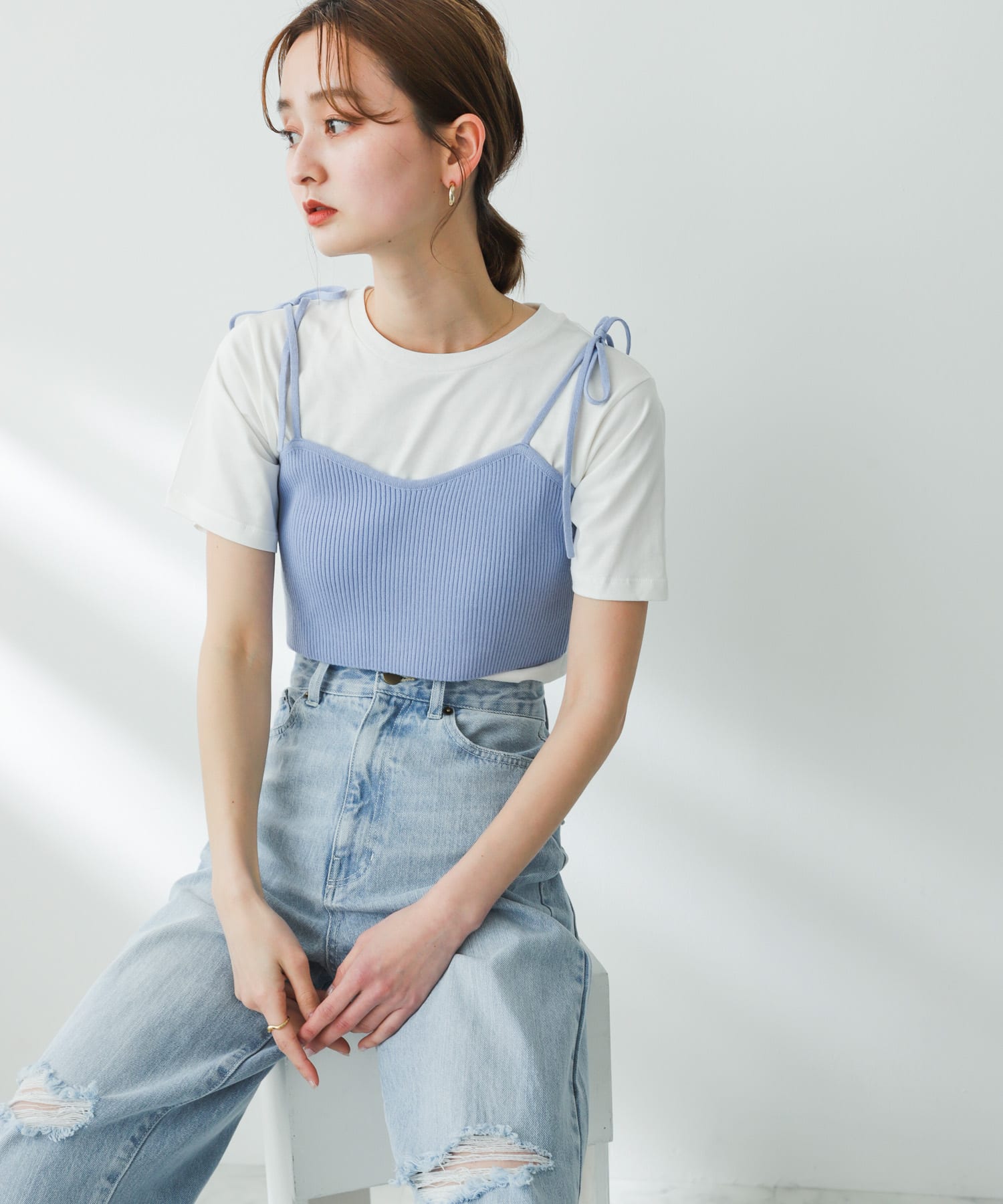 身長：169cm サイズ：one