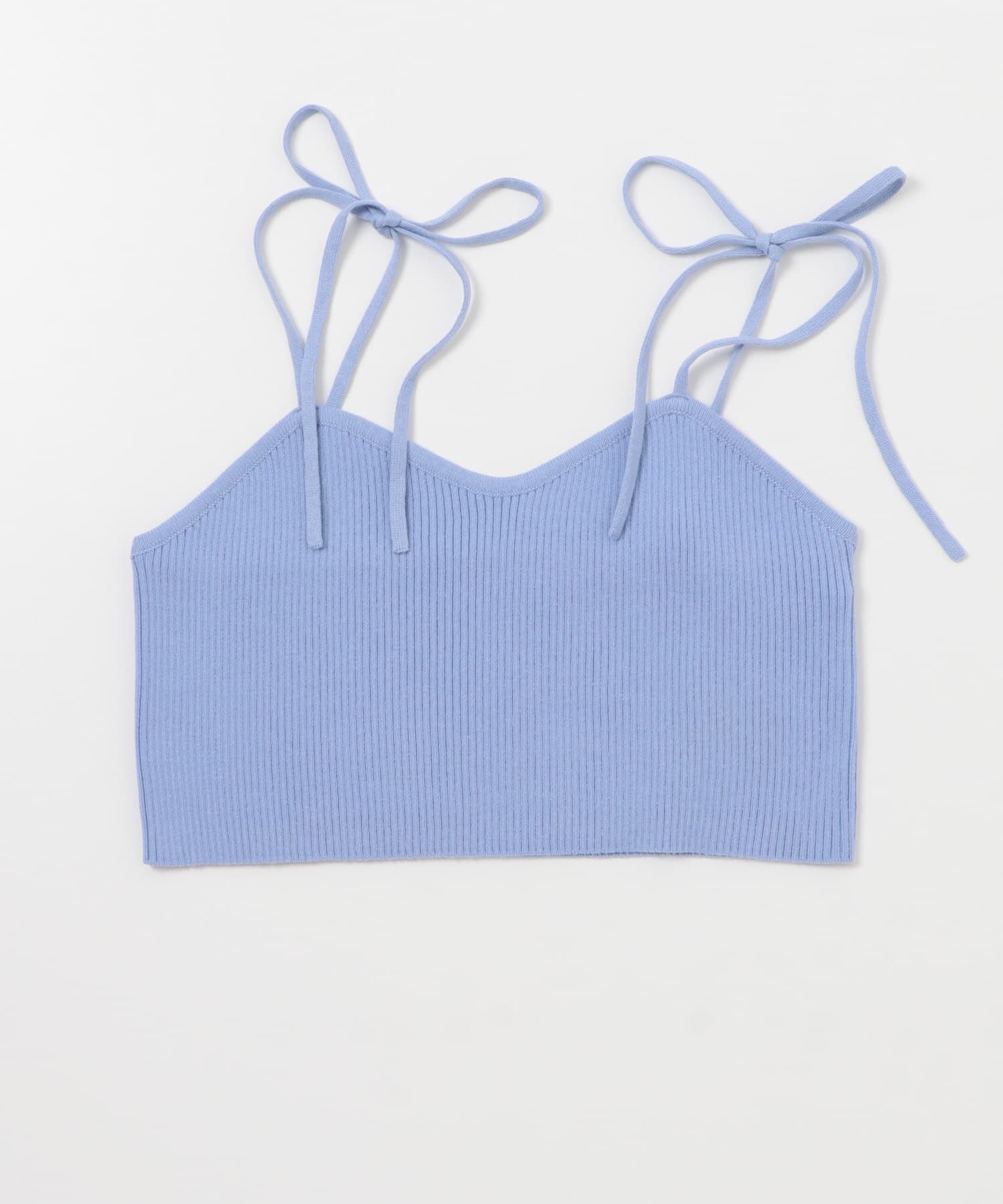 リブニットビスチェ L.BLUE one