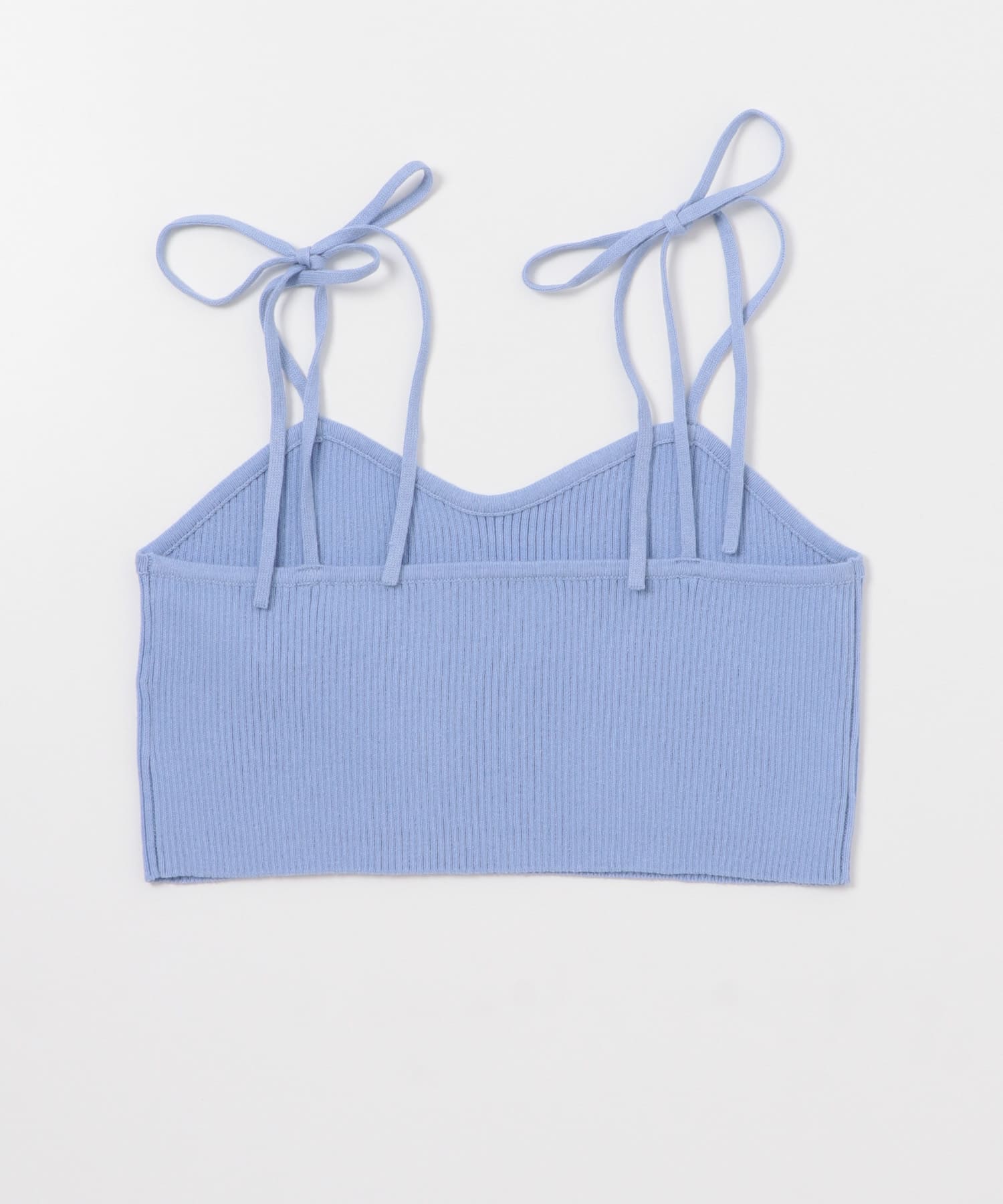 リブニットビスチェ L.BLUE one