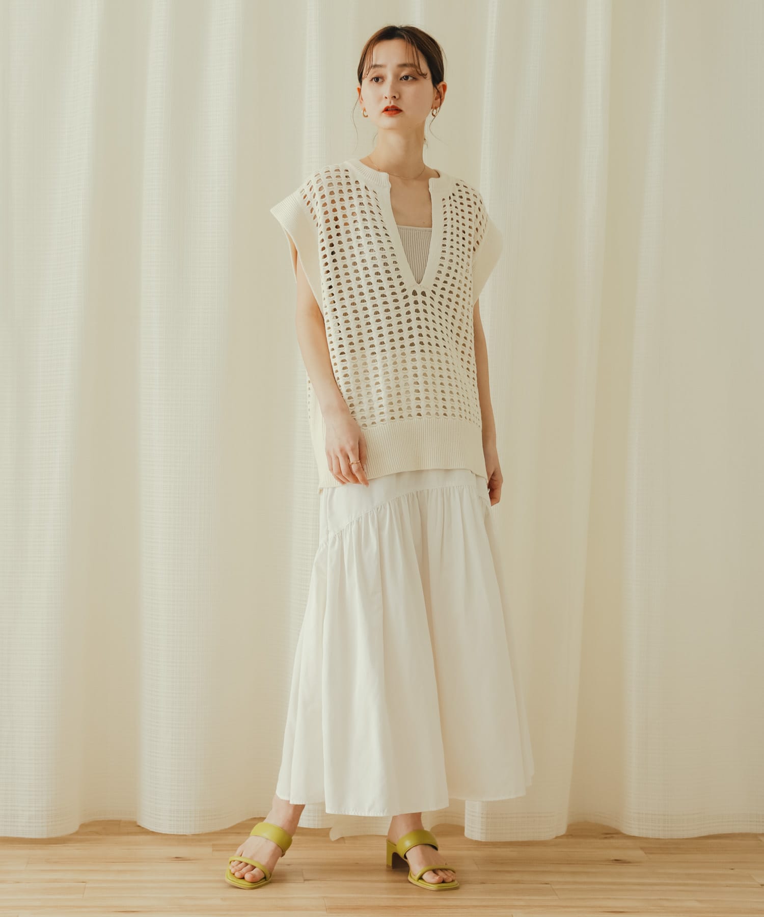 身長：169cm サイズ：one