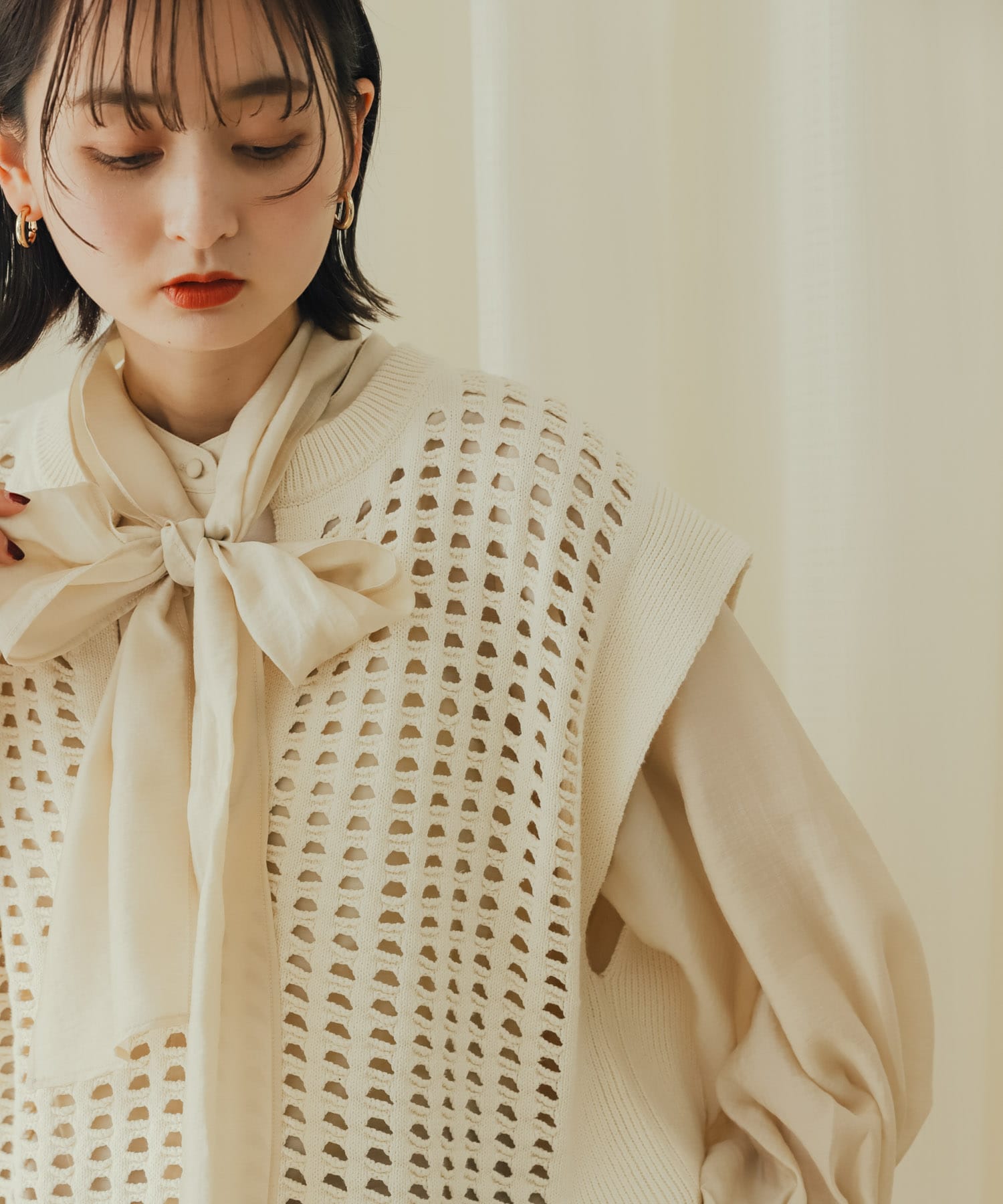 身長：169cm サイズ：one