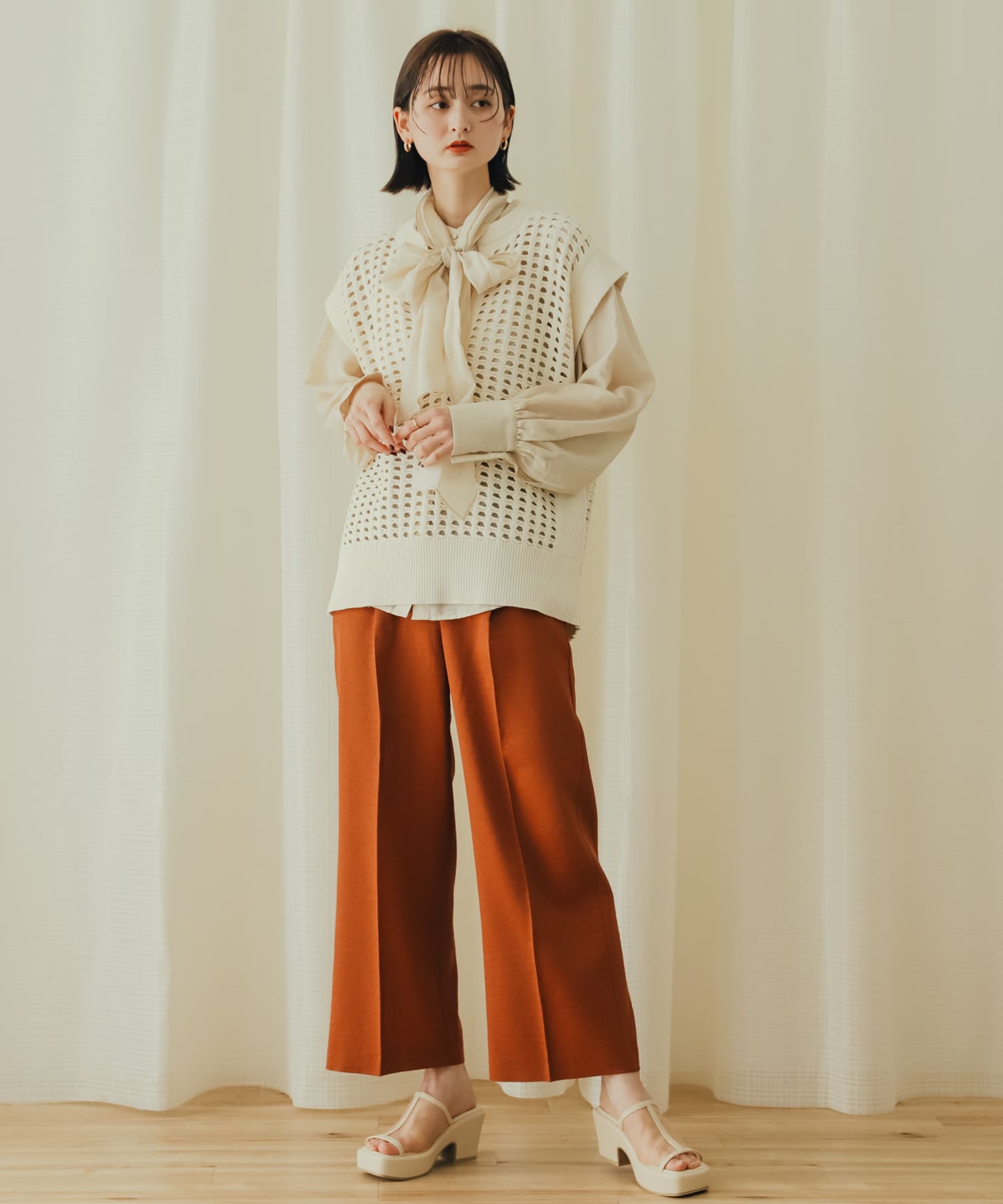 身長：169cm サイズ：one