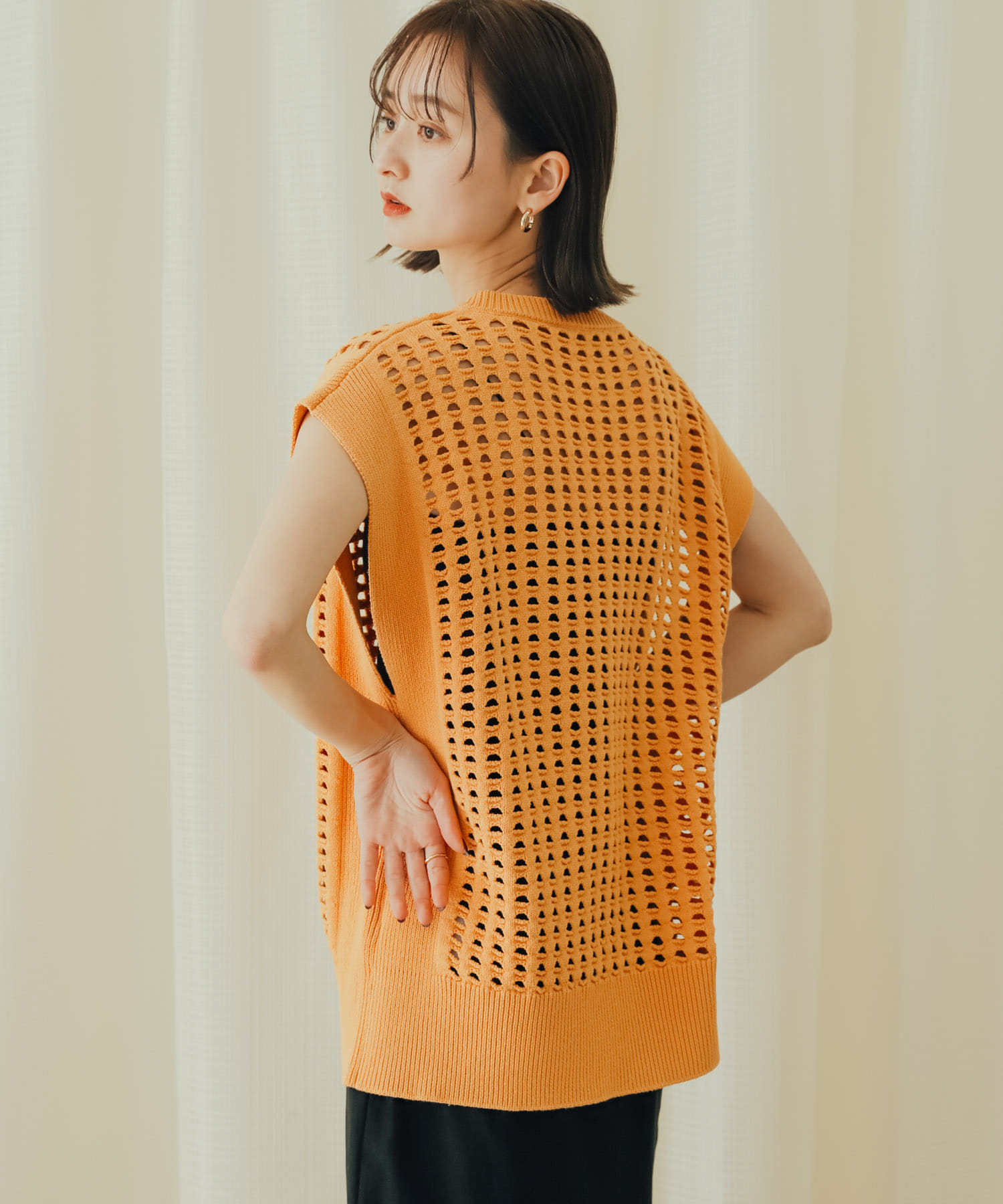 身長：169cm サイズ：one