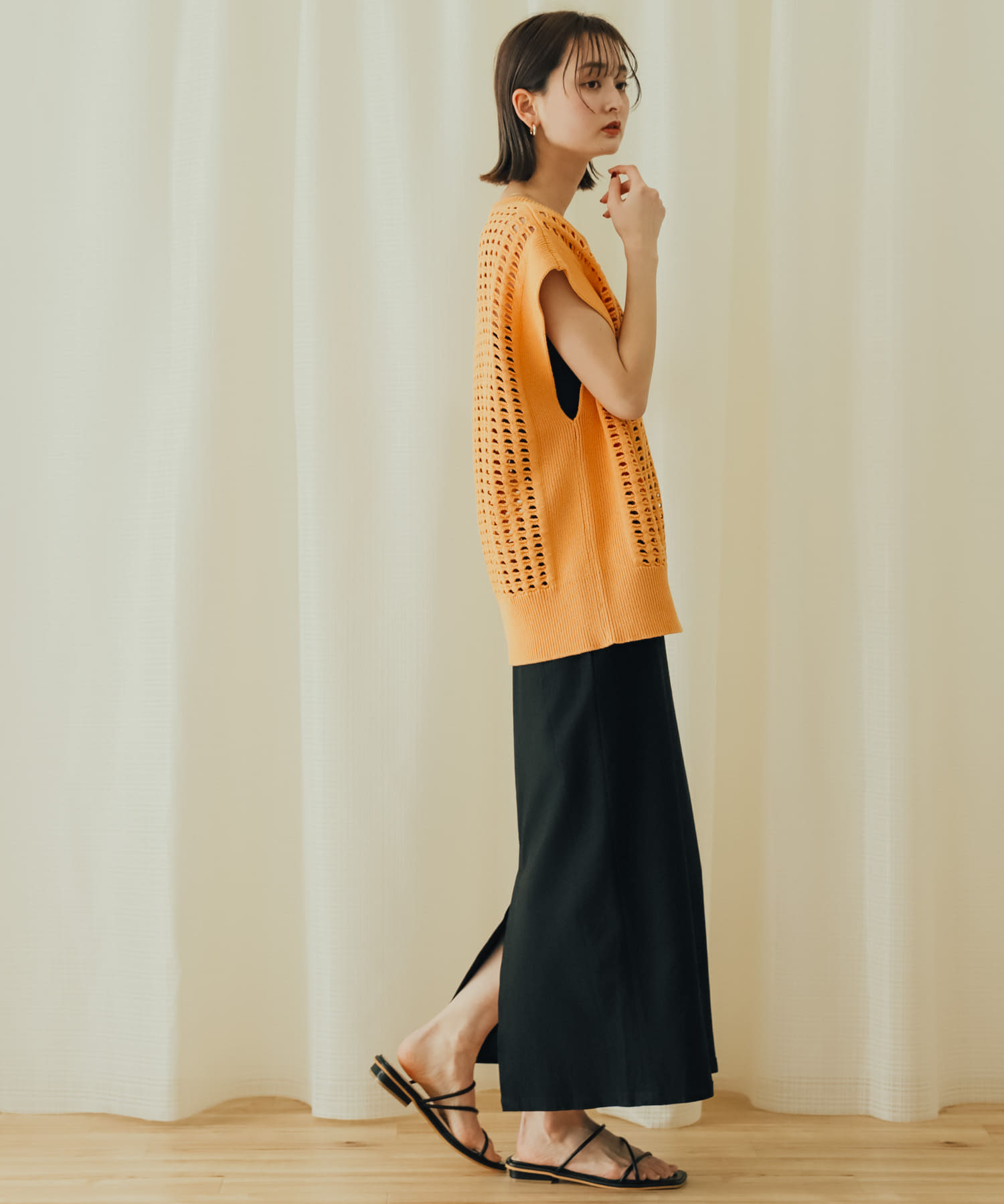 身長：169cm サイズ：one