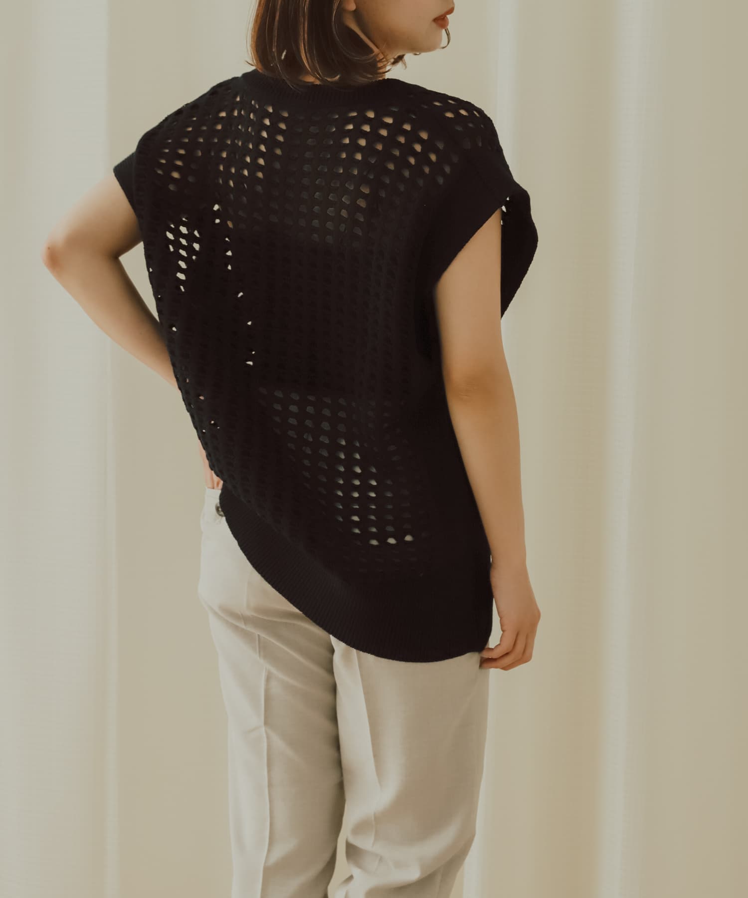 身長：158cm サイズ：one