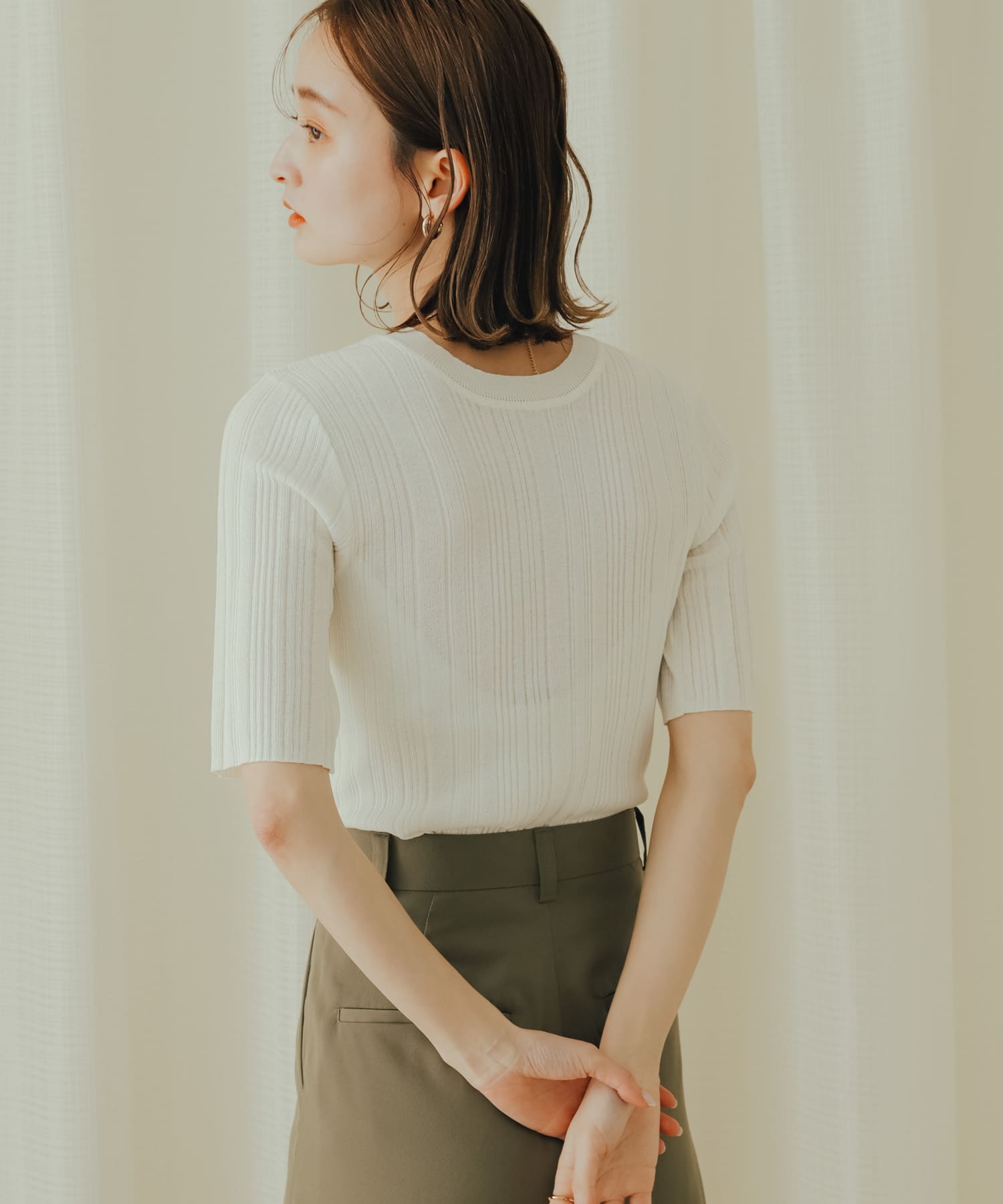 身長：169cm サイズ：one