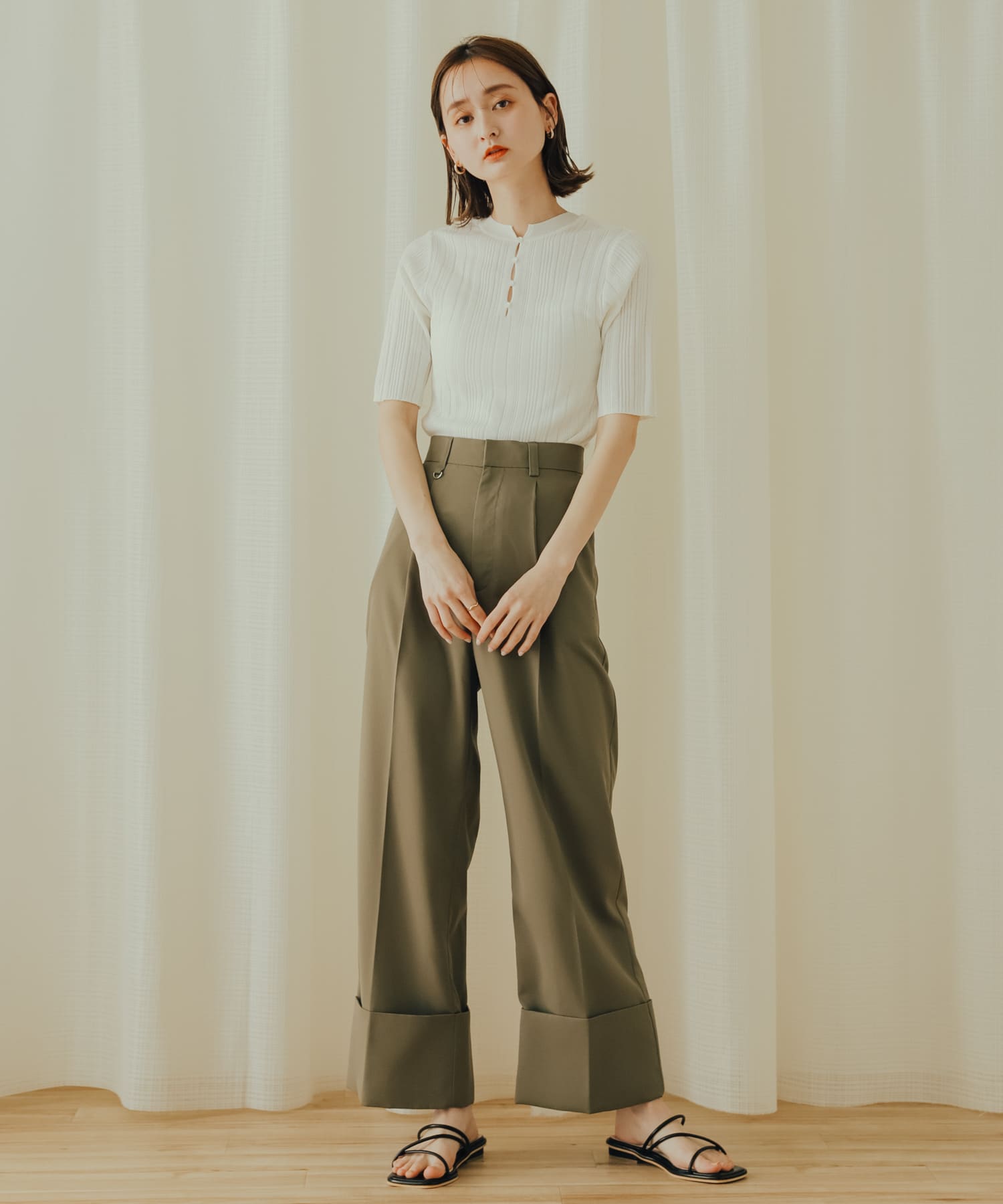 身長：169cm サイズ：one