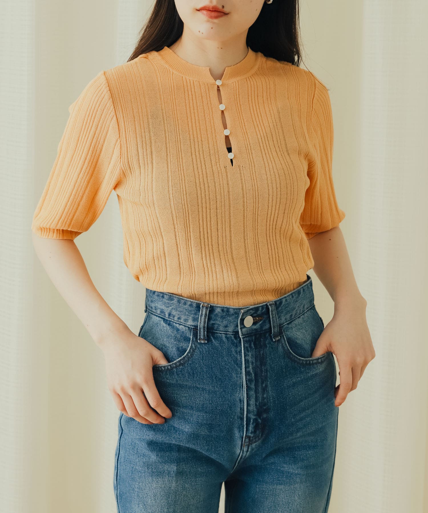 身長：156cm サイズ：one