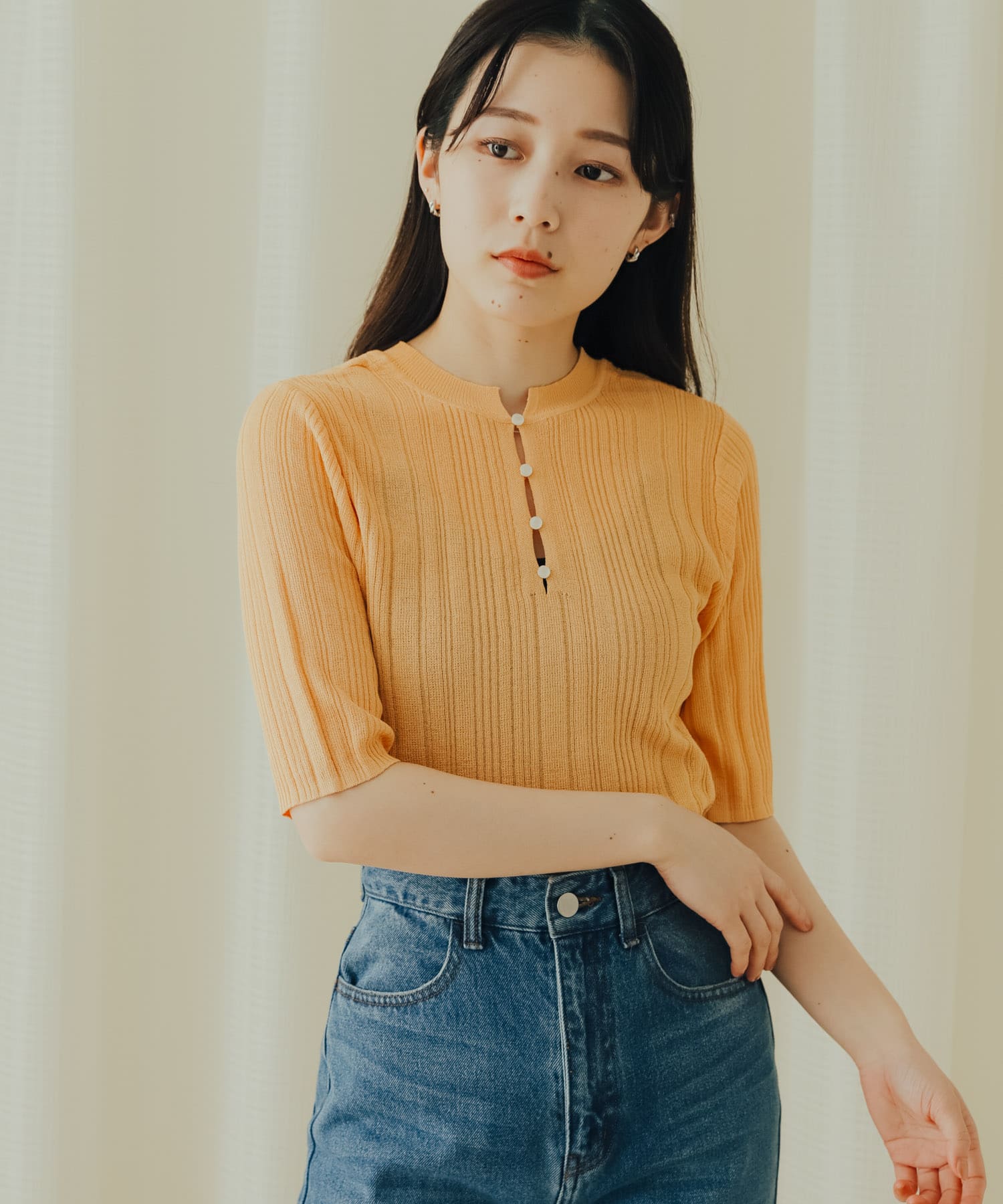 身長：156cm サイズ：one