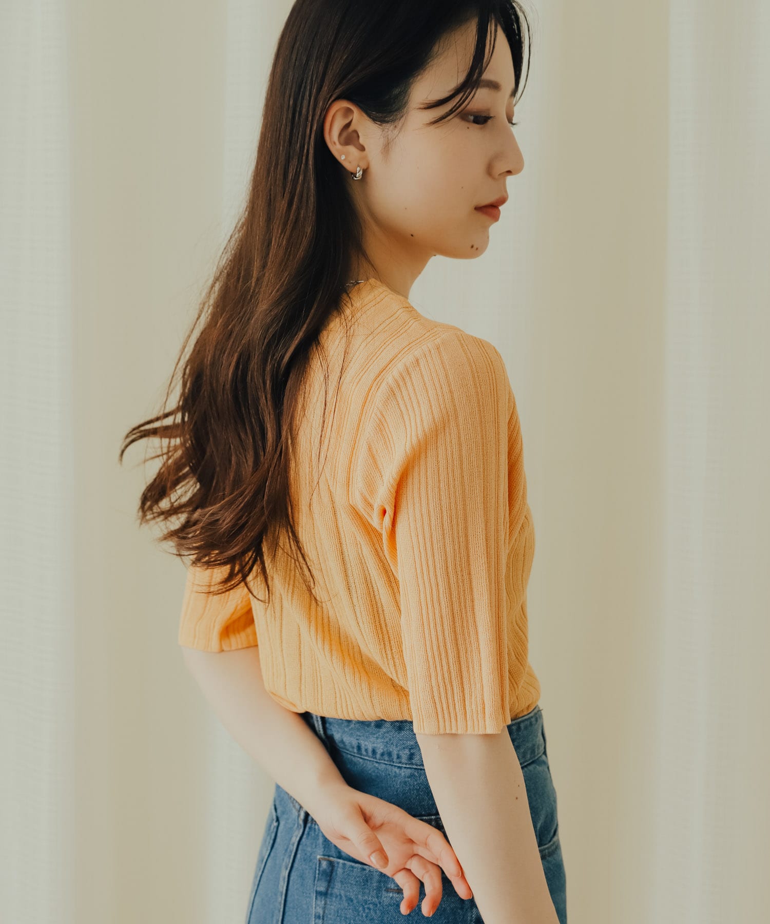 身長：156cm サイズ：one