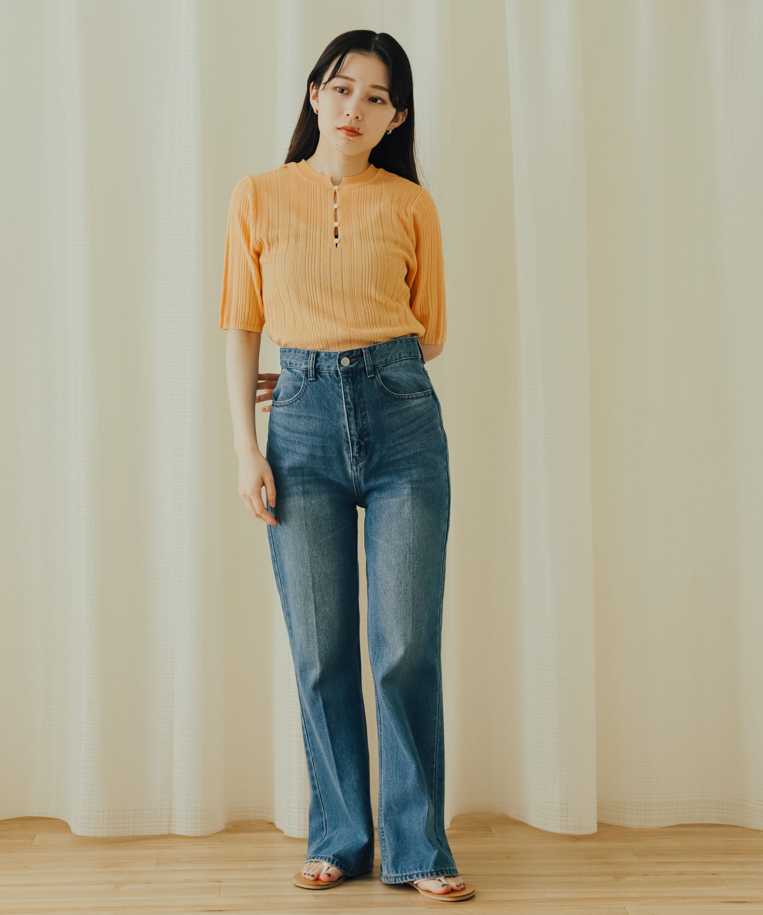 身長：156cm サイズ：one