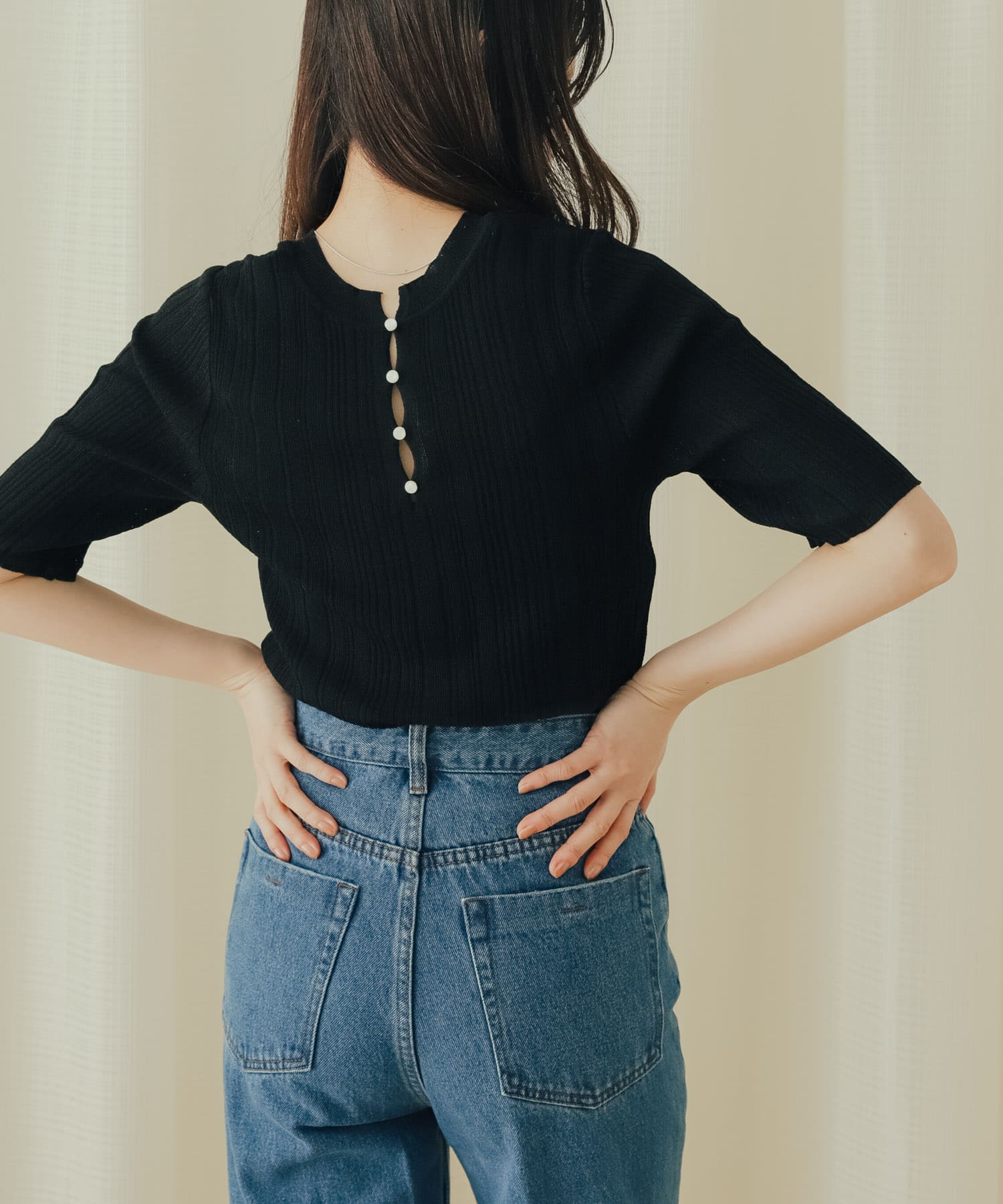 身長：156cm サイズ：one