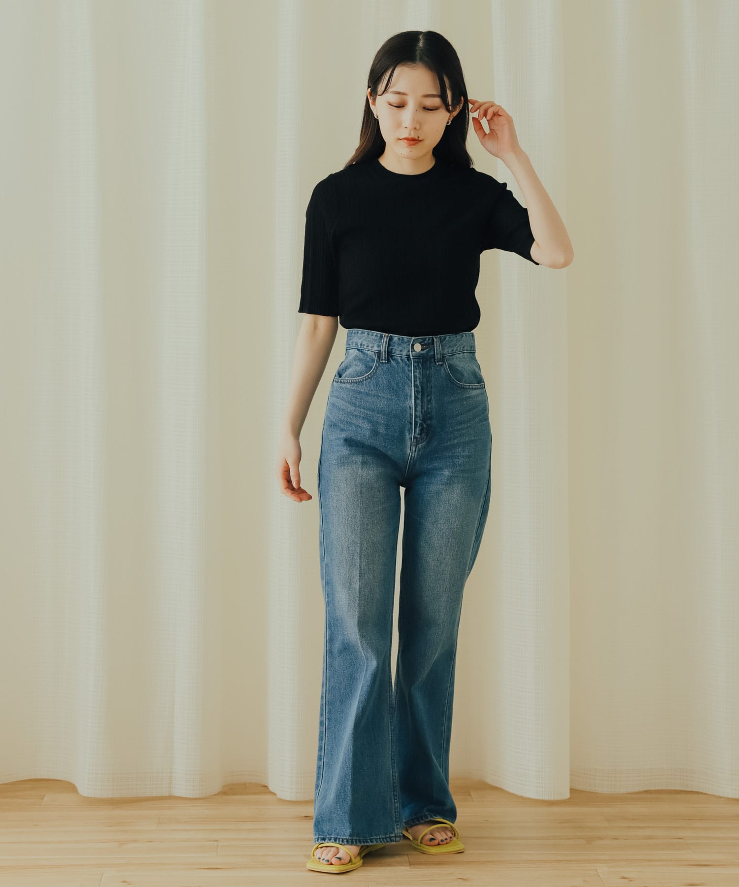 身長：156cm サイズ：one