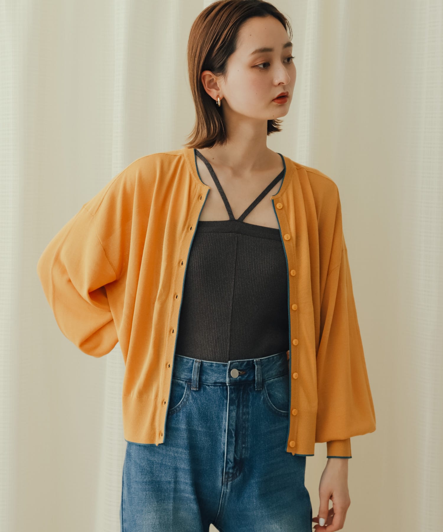ホルターネックニットキャミソール(one BEIGE): トップス｜URBAN