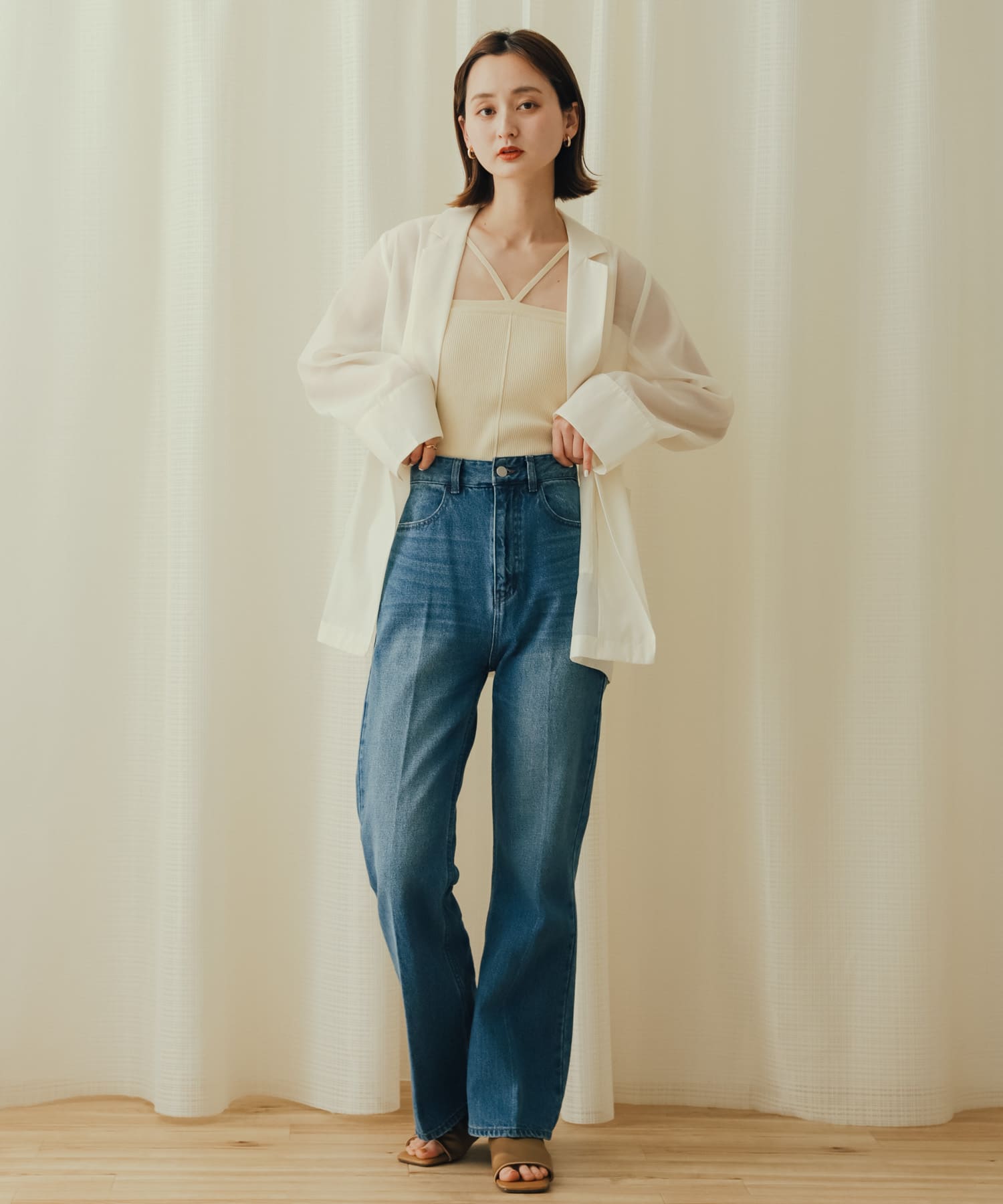 身長：169cm サイズ：one