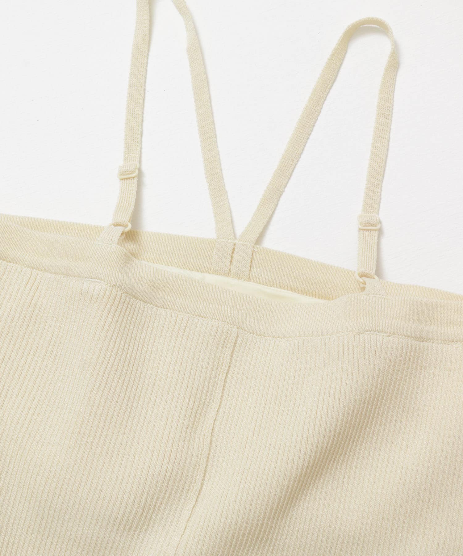 ホルターネックニットキャミソール BEIGE one