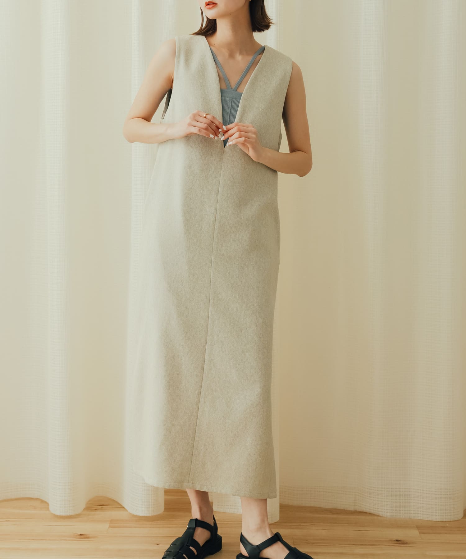 身長：169cm サイズ：one