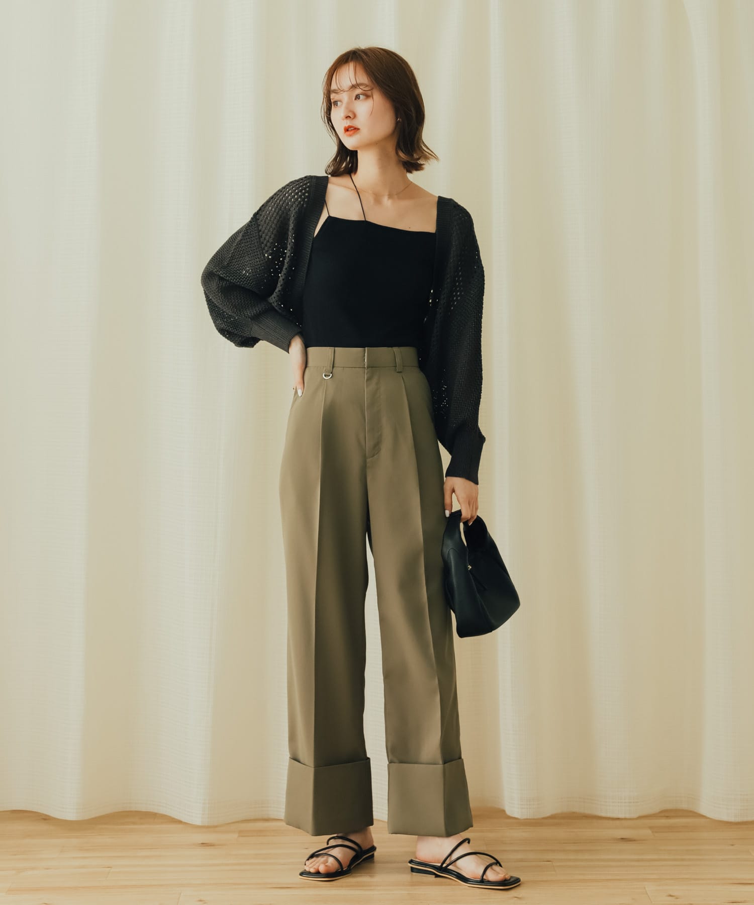 身長：169cm サイズ：one