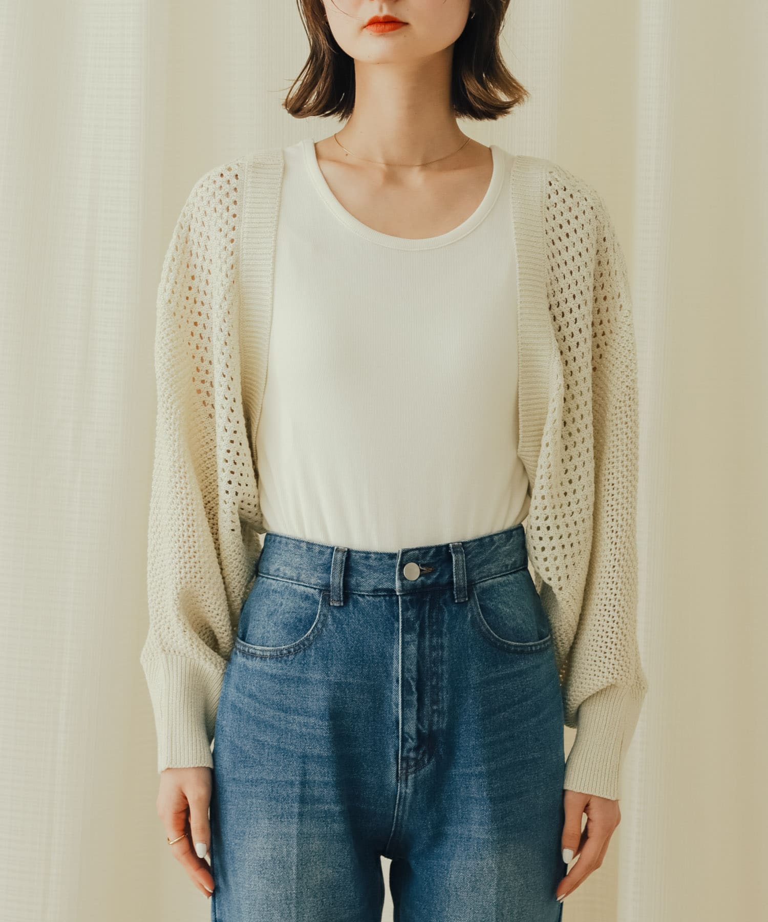 身長：169cm サイズ：one